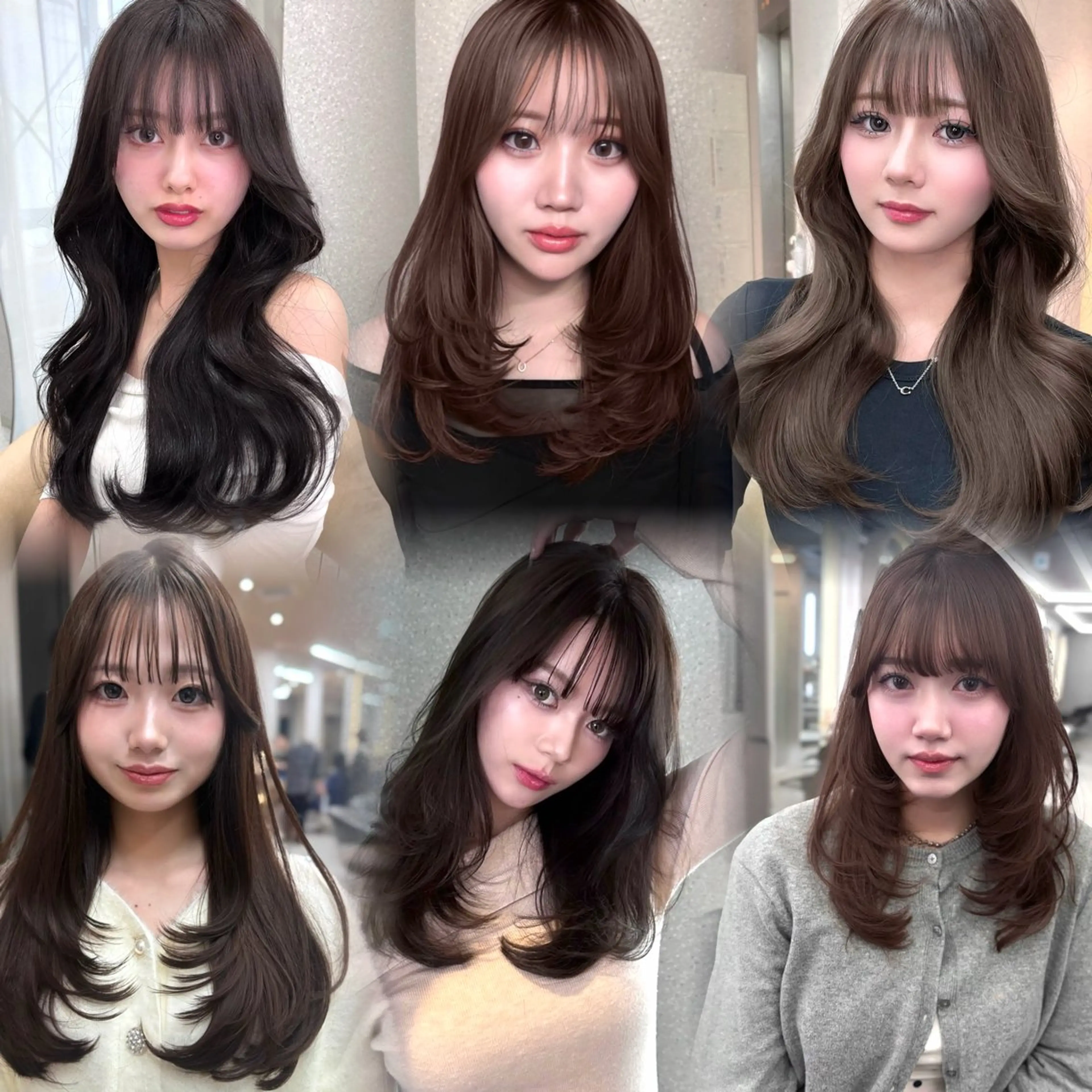 ロング MISAKI/韓国 透明感カラー🎀のヘアスタイル