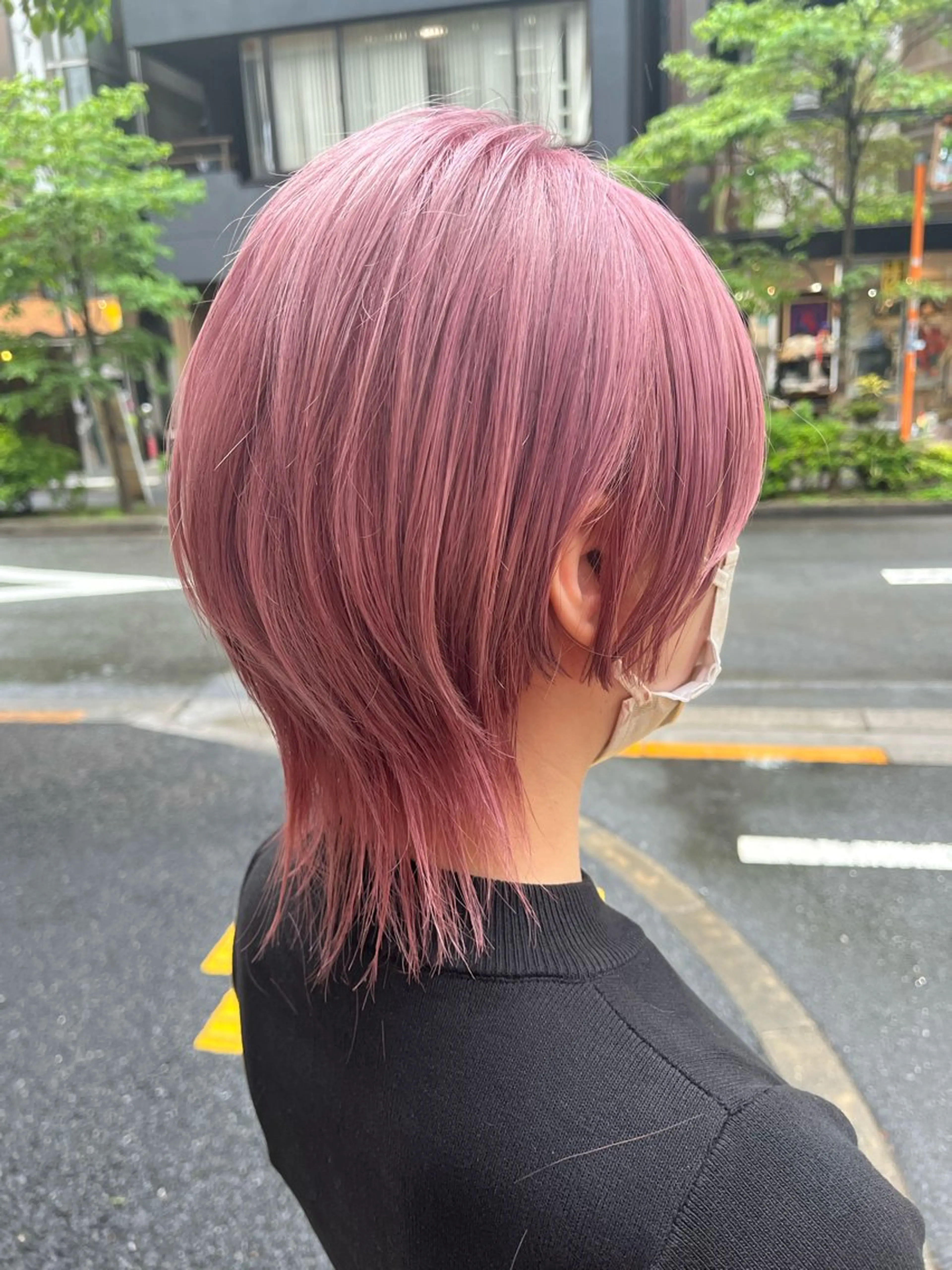 イルミナorキャラデコ カラー&3Dデザインカラー&コテ巻き(ブロー)の写真