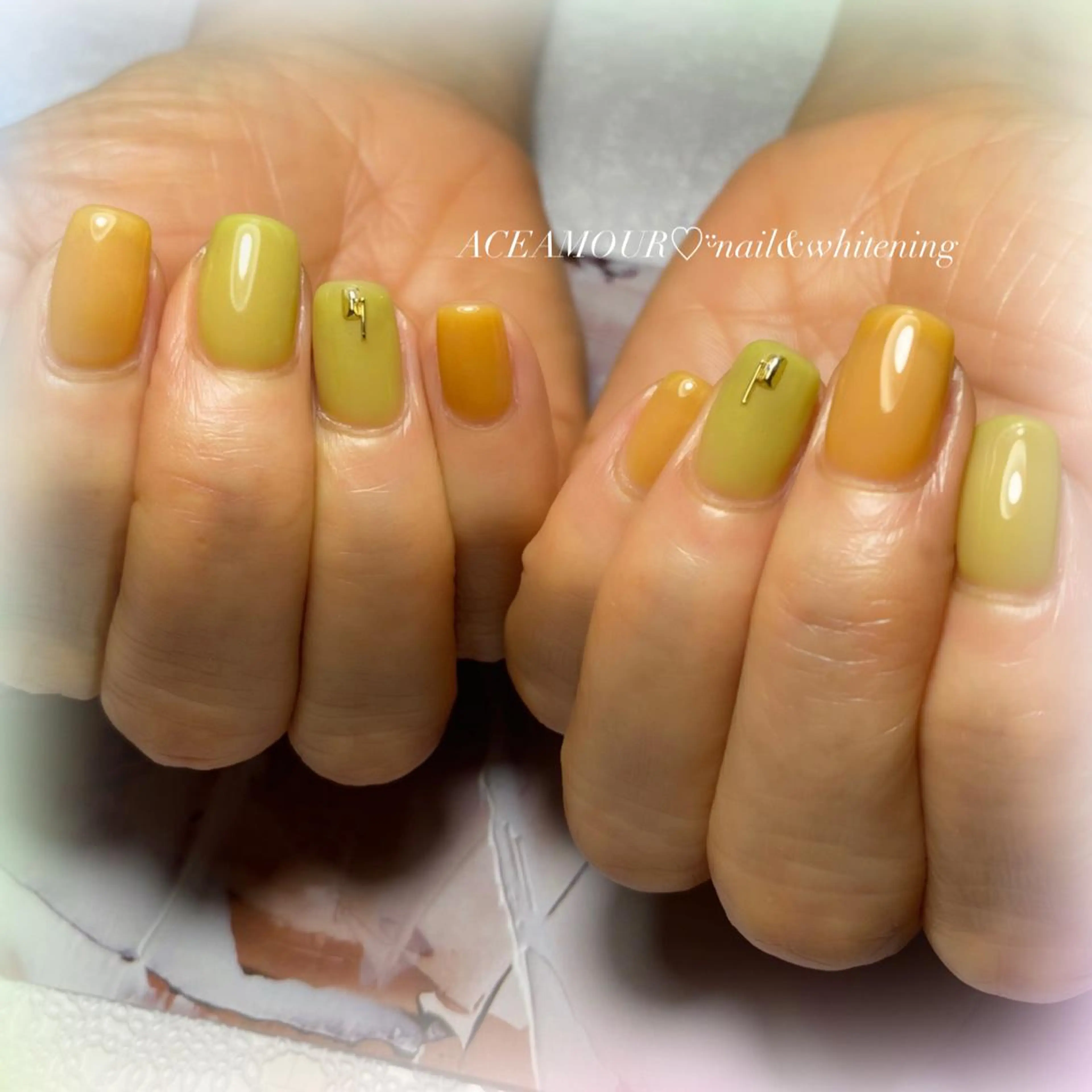 ネイル ネイル/耳つぼ /新ホワイトニングのネイルデザイン