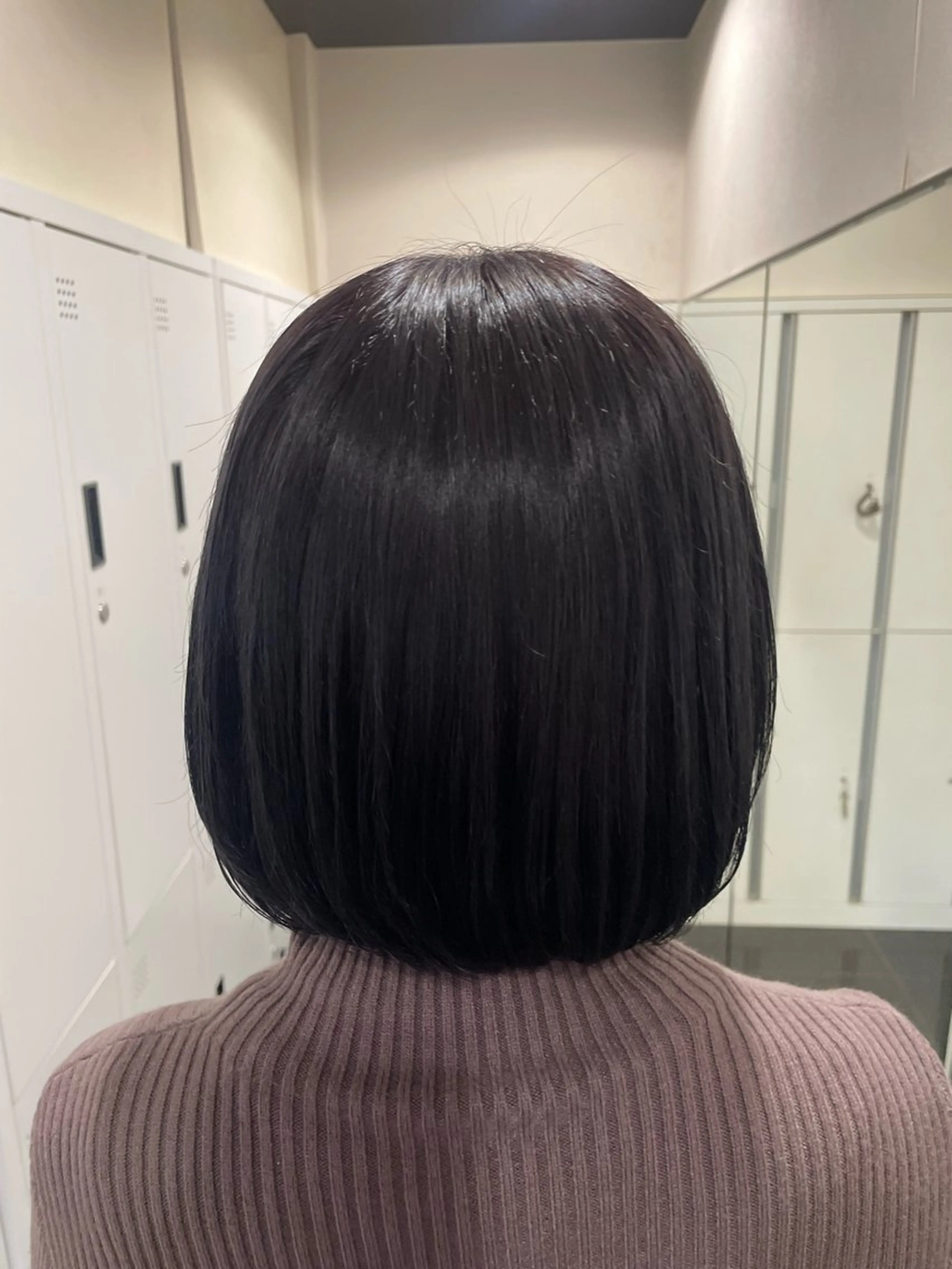 ミディアム カラー ヘアカラー トリートメント ハイトーン/レイヤー 似合わせ・ユキノのヘアスタイル