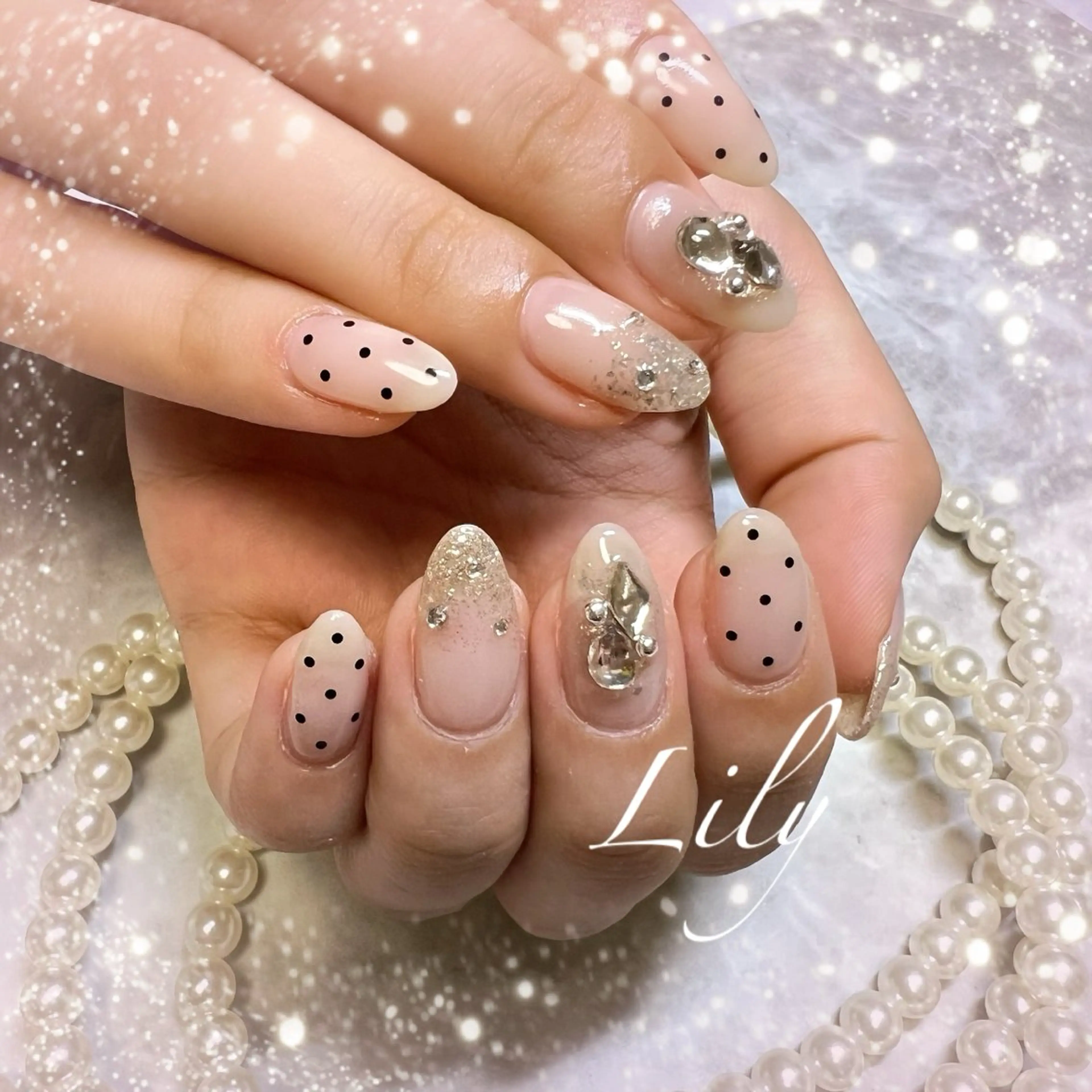 ネイル ハンドネイル Lily*nail 🌻Mii🌻のネイルデザイン