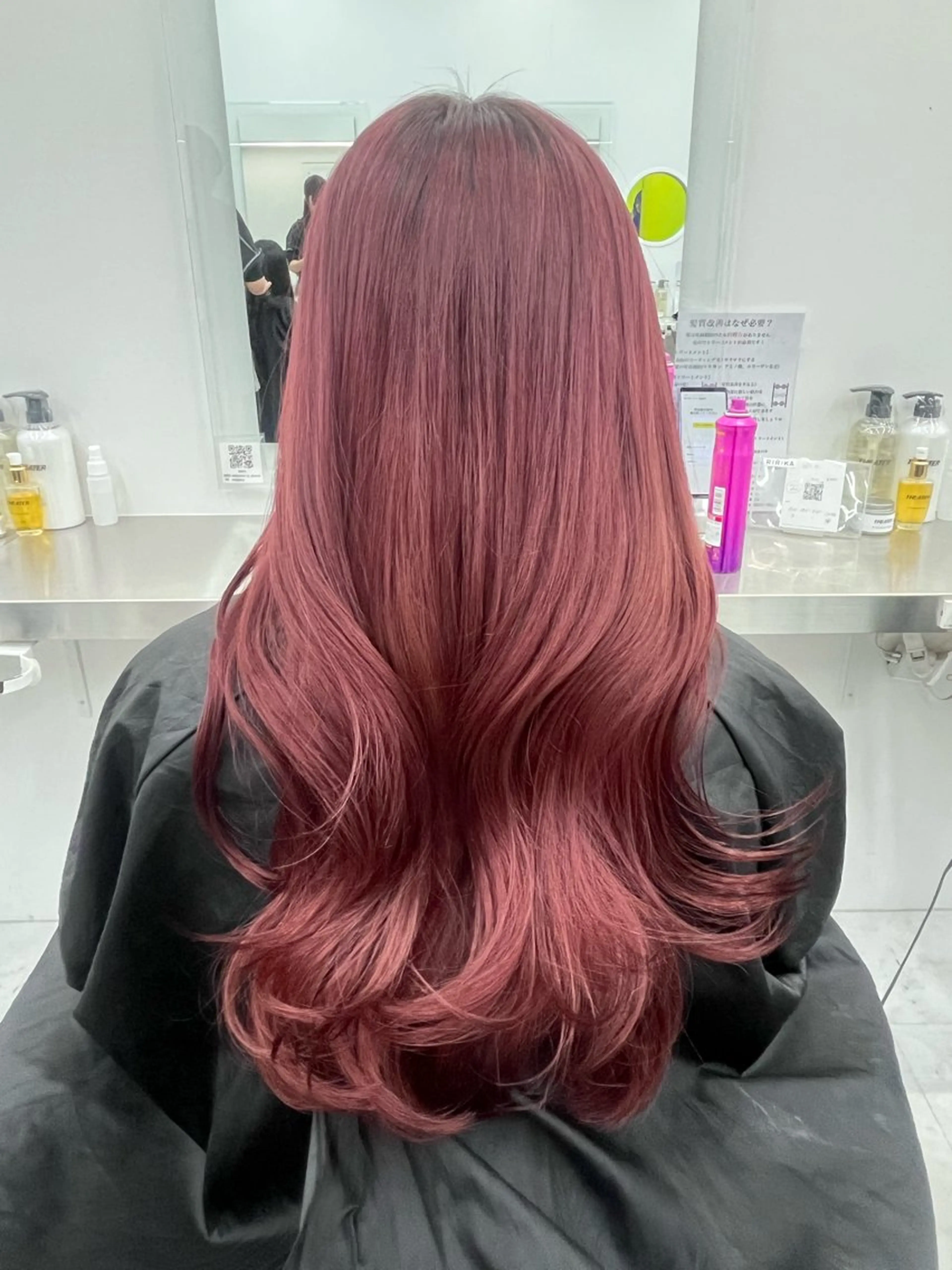 ロング ヘアカラー トリートメント 艶髪ハイトーンカラー 渋谷🎀ririkaのヘアスタイル