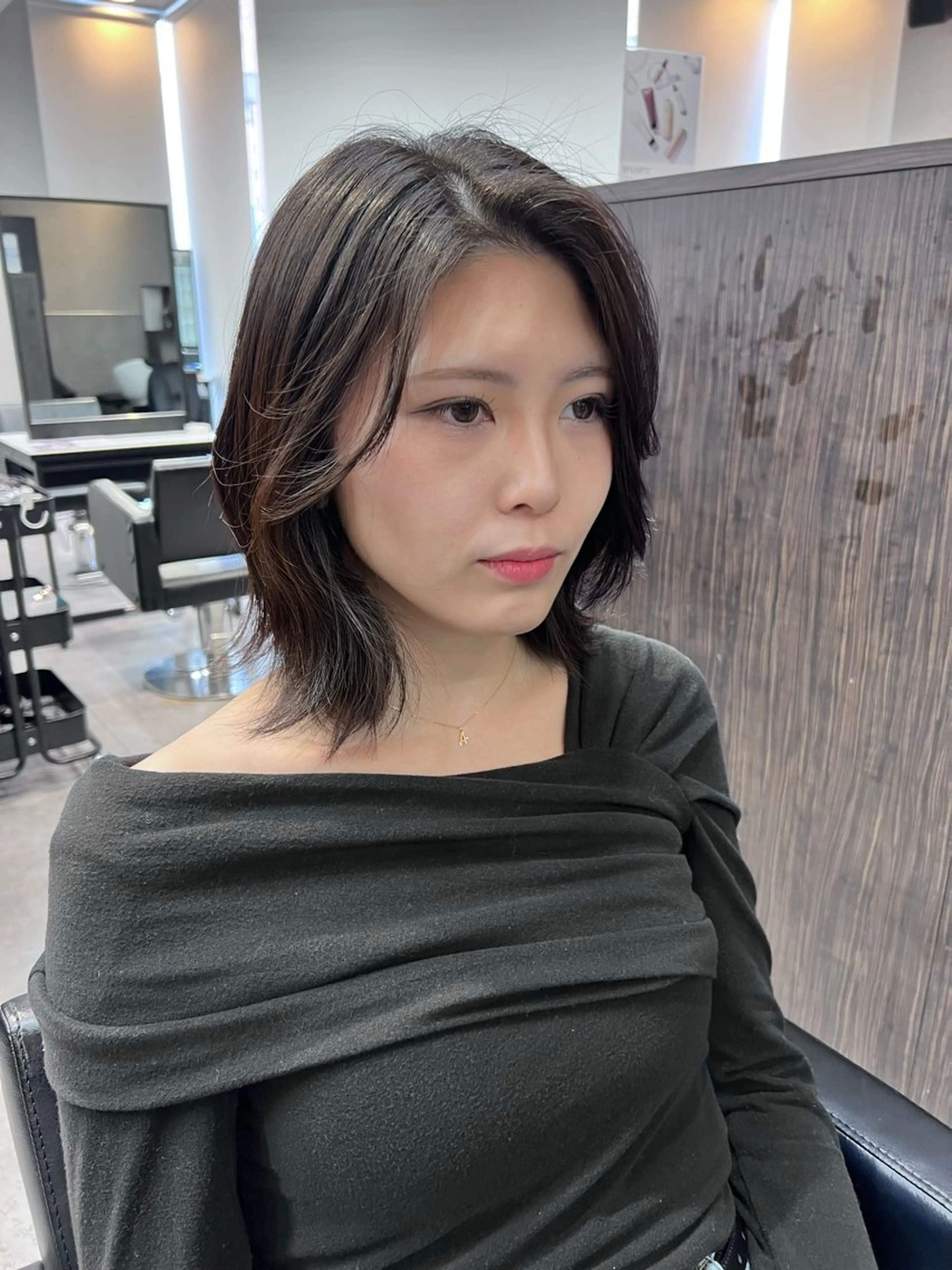 ショート カラー 黒髪 ブリーチ 透明感カラー 顔周りカット レイヤーカット 透明感/レイヤー 🇰🇷tomonaのヘアスタイル