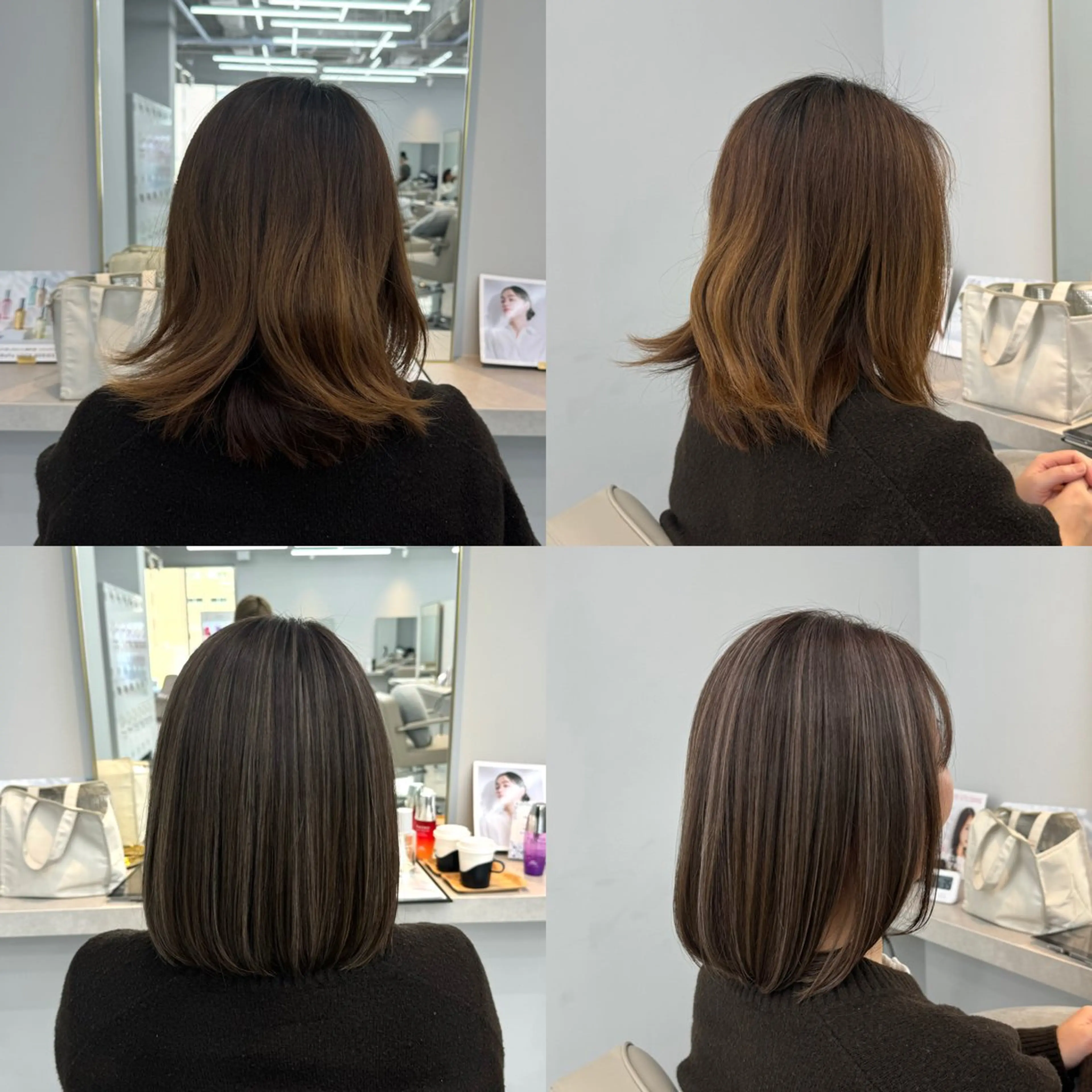 カット＋ハイライトカラーの写真