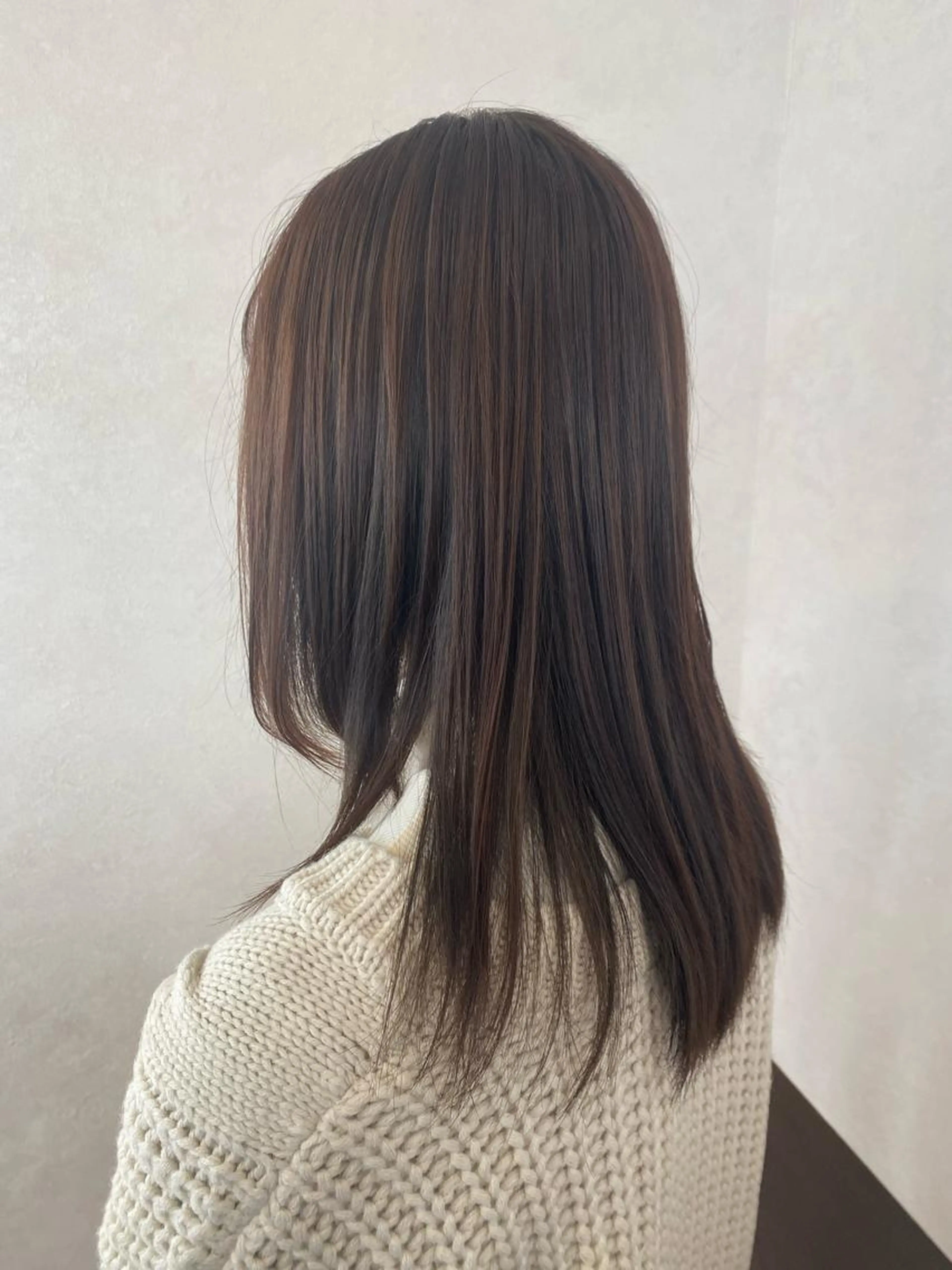 カット＋リタッチ艶カラー¥9,000の写真