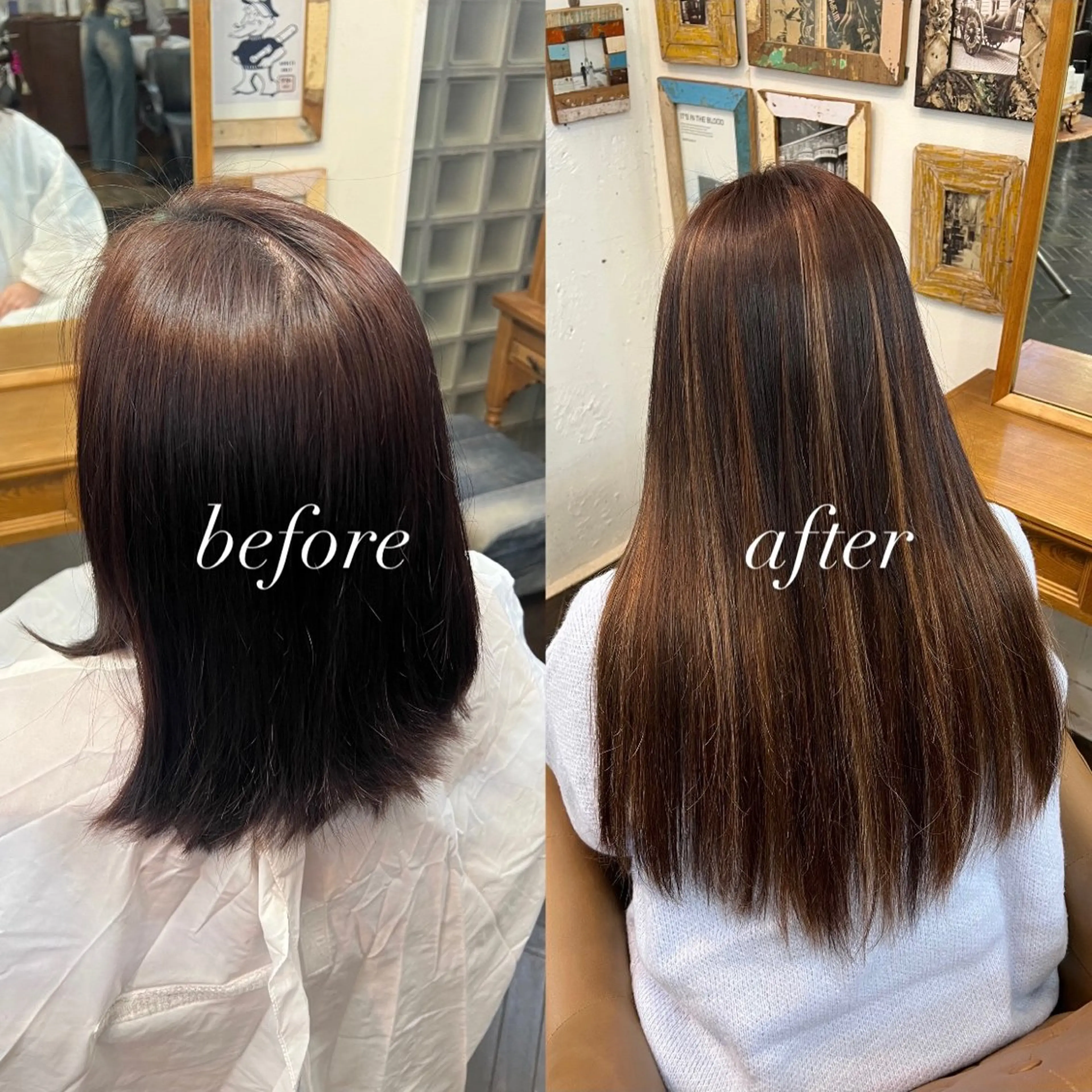 ロング ハイライト/レイヤー /ハイトーン/AOIのヘアスタイル