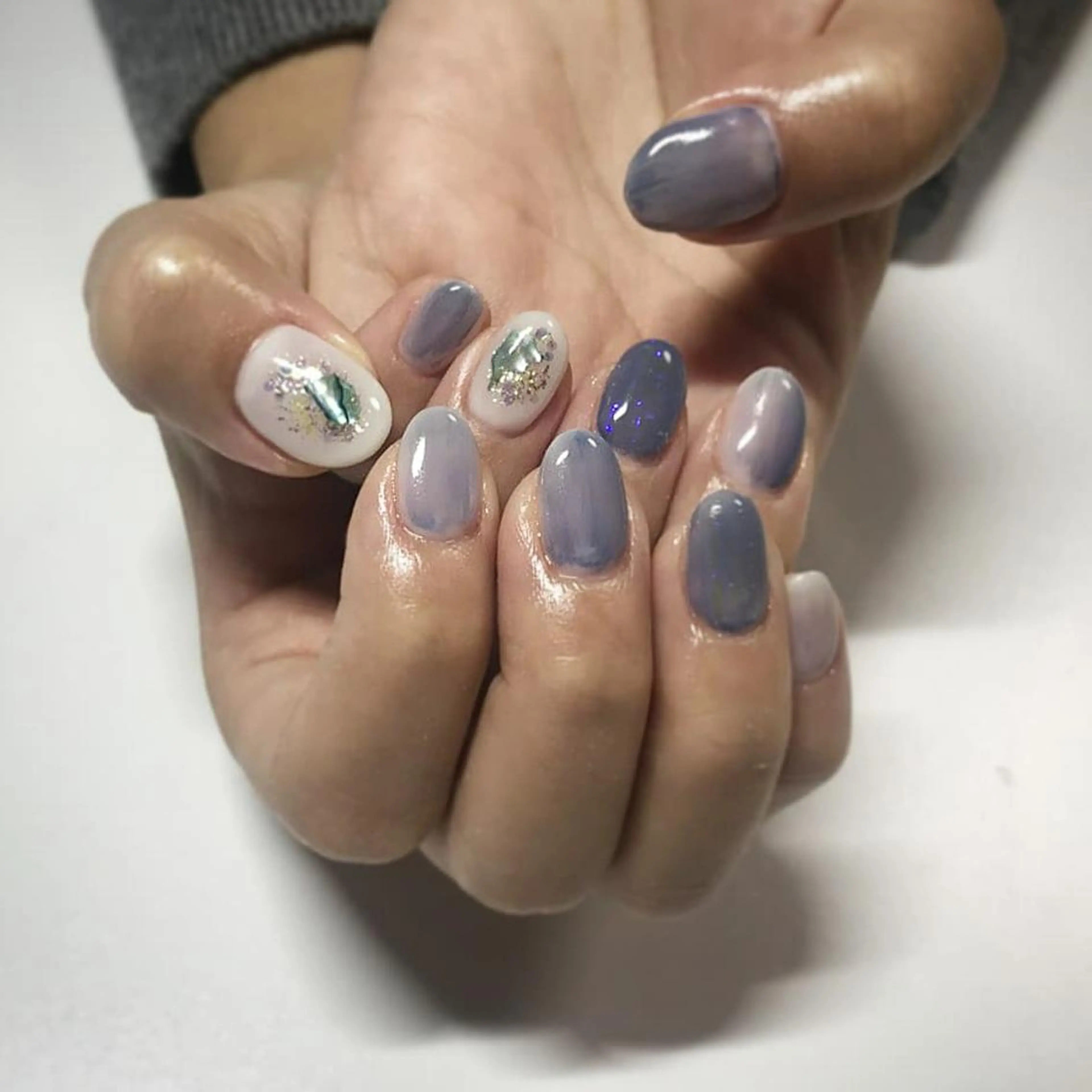 ネイル ニュアンスネイル ハンドネイル ハンドケア lylynail YUUKAのネイルデザイン