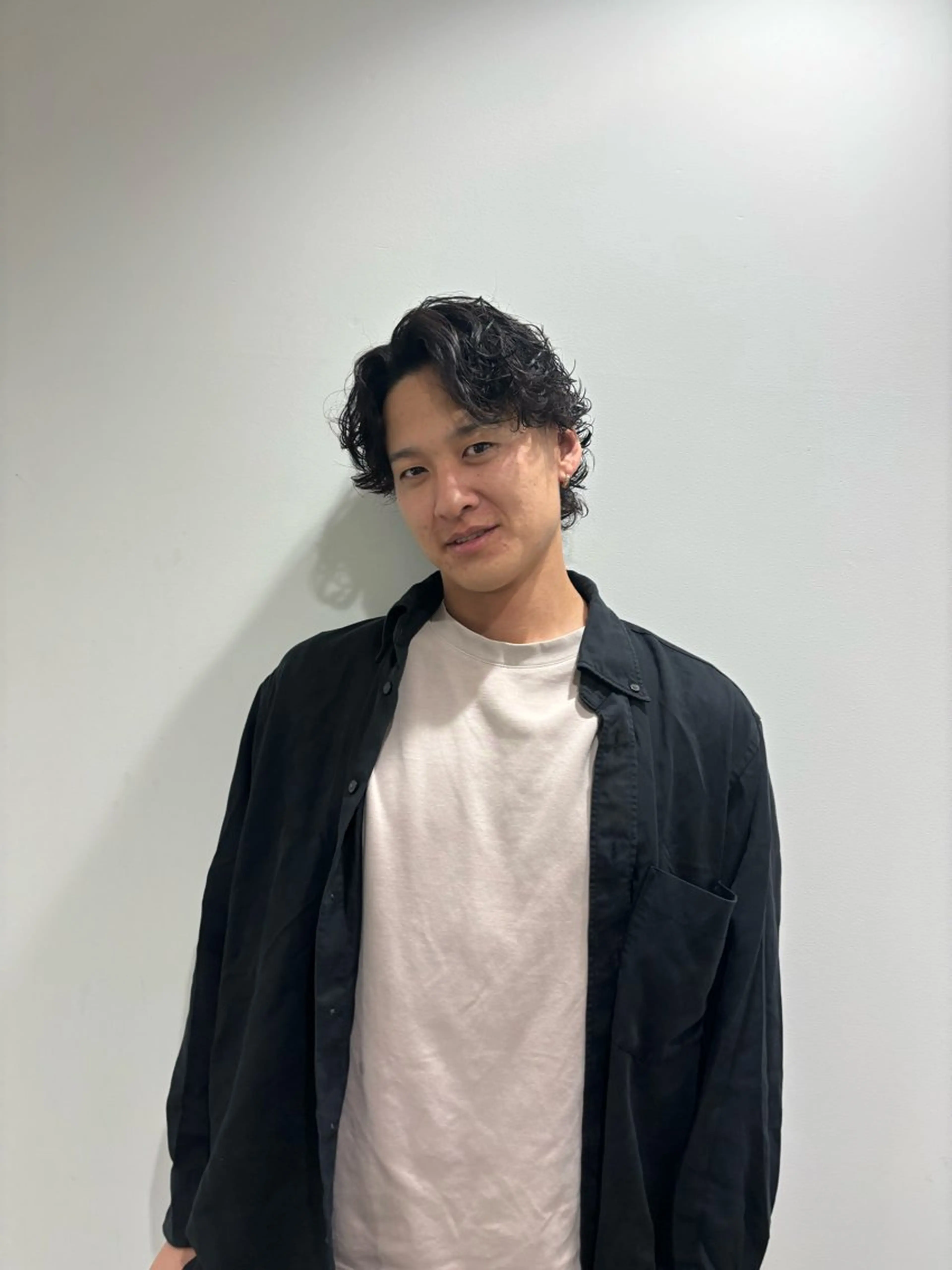 パーマ メンズ カット パーマ duFaBle ‪✂︎‬長妻柳杜のヘアスタイル