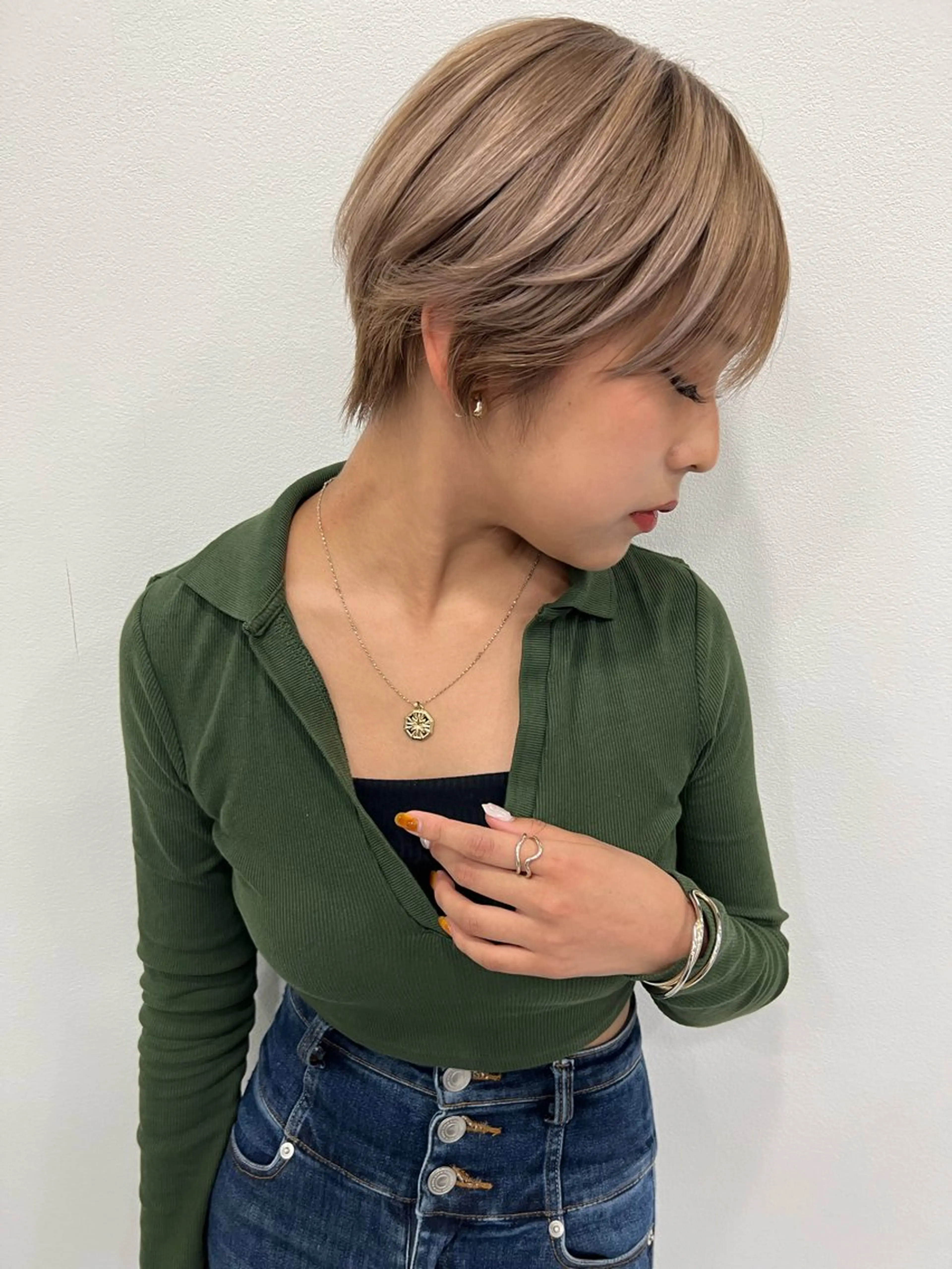 ショート ハンサムショート ショートヘア カット ヘアカラー トリートメント 【ショートカット】 心斎橋HIROTOのヘアスタイル