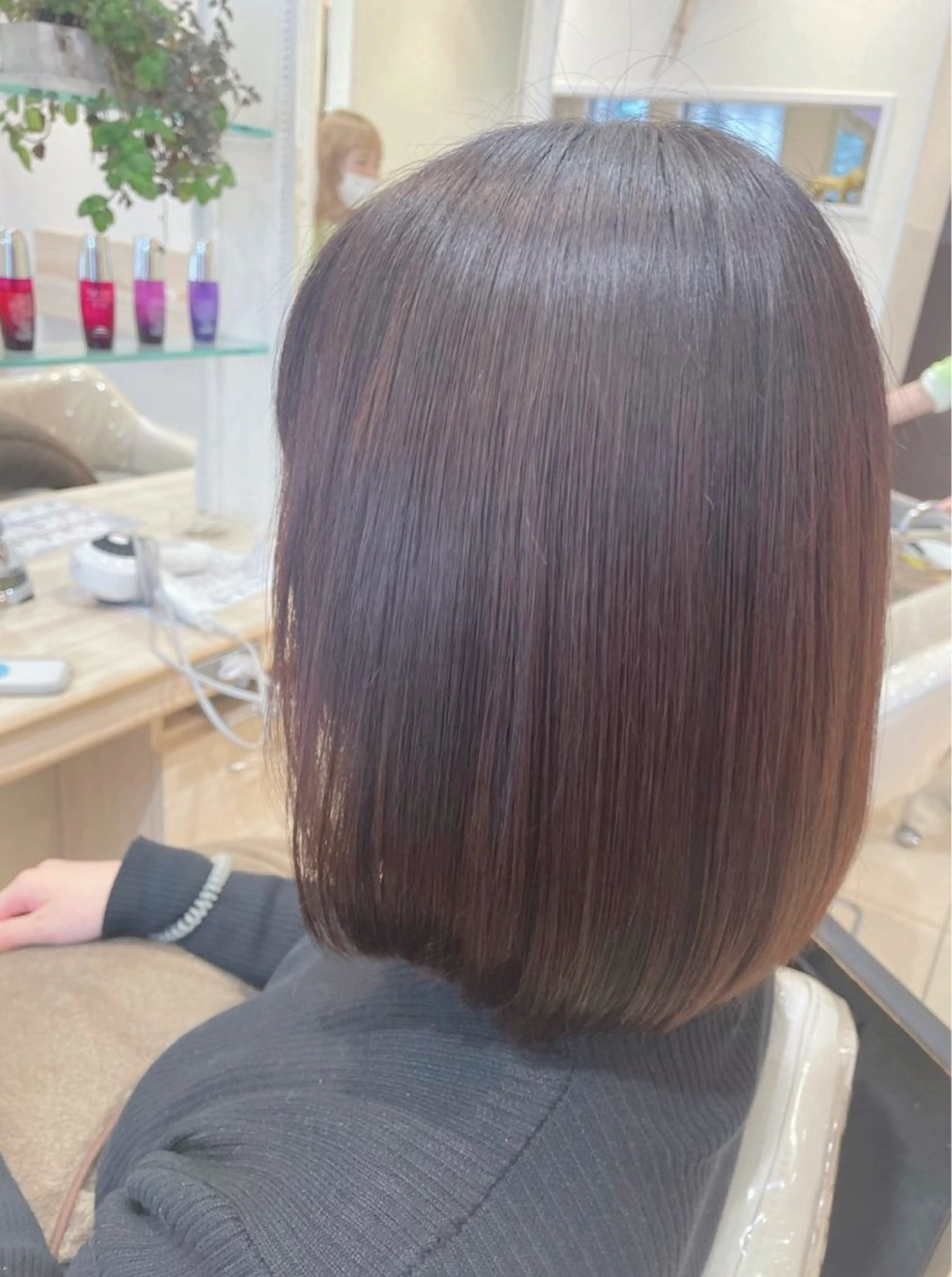 カット✂︎＋プレミアムカラー🎨＋プレミアムトリートメント🧖‍♀️【ブリーチ追加＋￥5,390】の写真