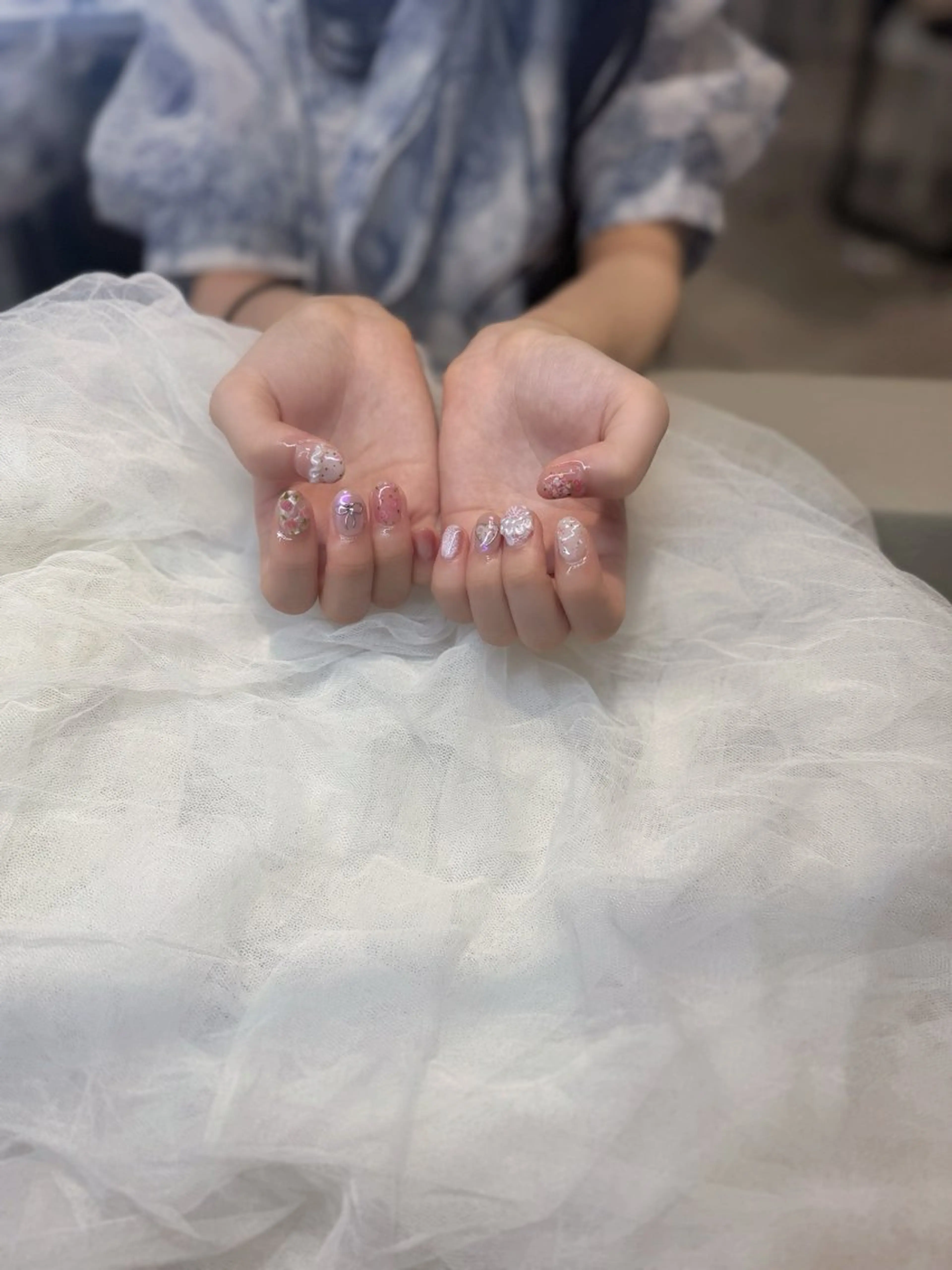 ネイル ハンドネイル 新井 ひなののネイルデザイン