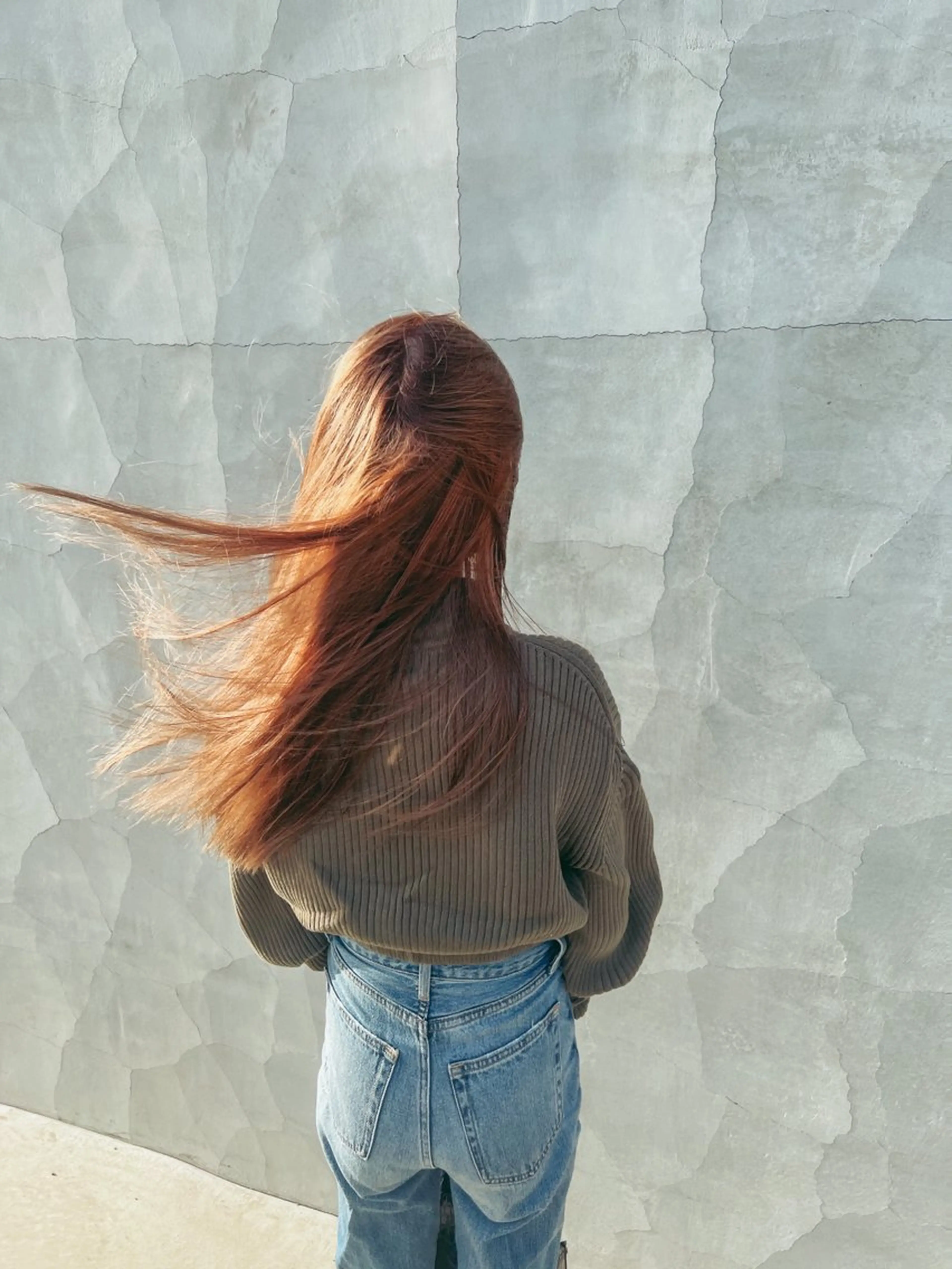 カット+縮毛矯正+潤いトリートメントの写真