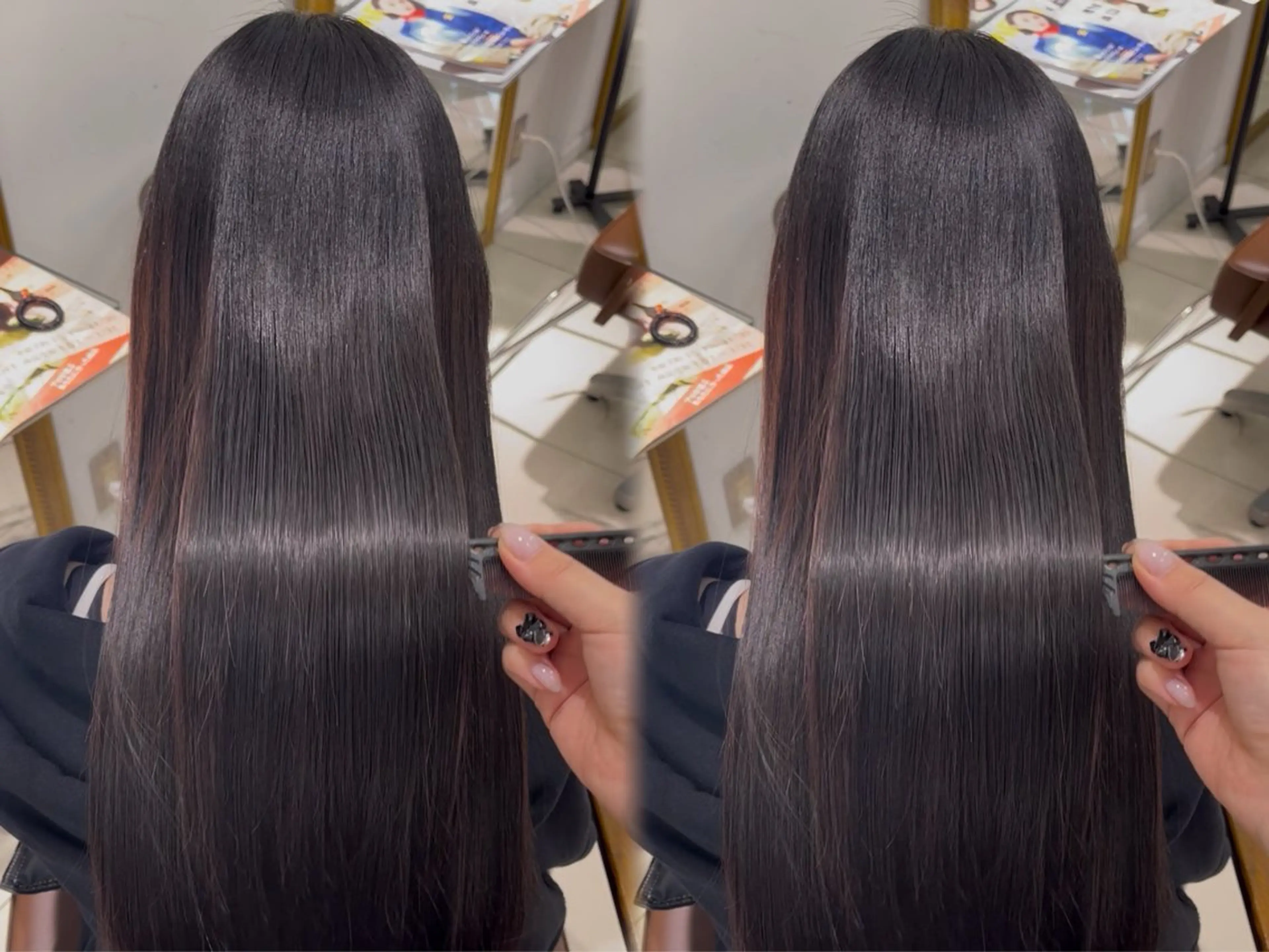 ロング 縮毛矯正 縮毛矯正 巻ける🫧縮毛矯正 💞はな🎀のヘアスタイル