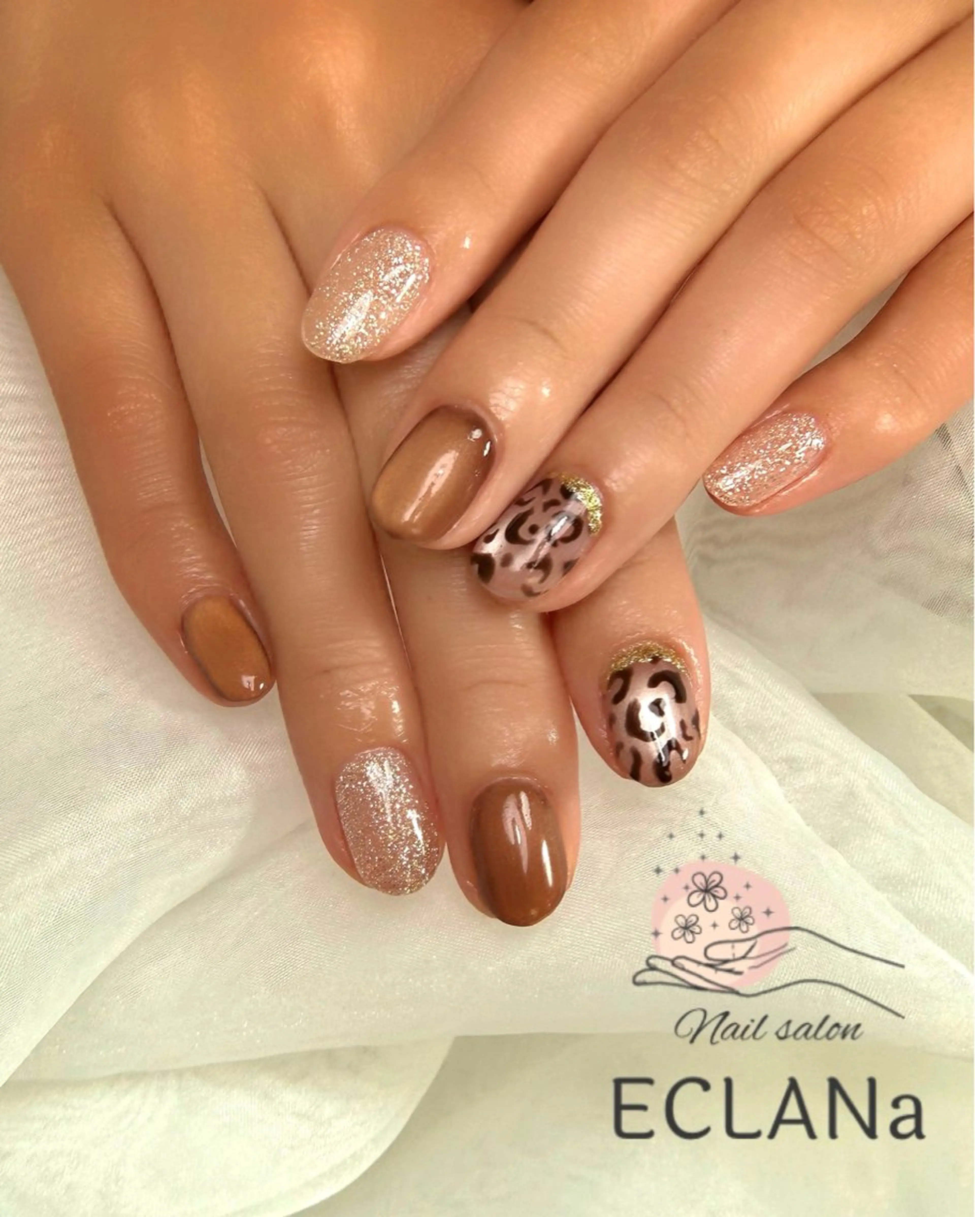 ネイル アートネイル ワンカラーネイル フットネイル Nail salon ECLANaのネイルデザイン