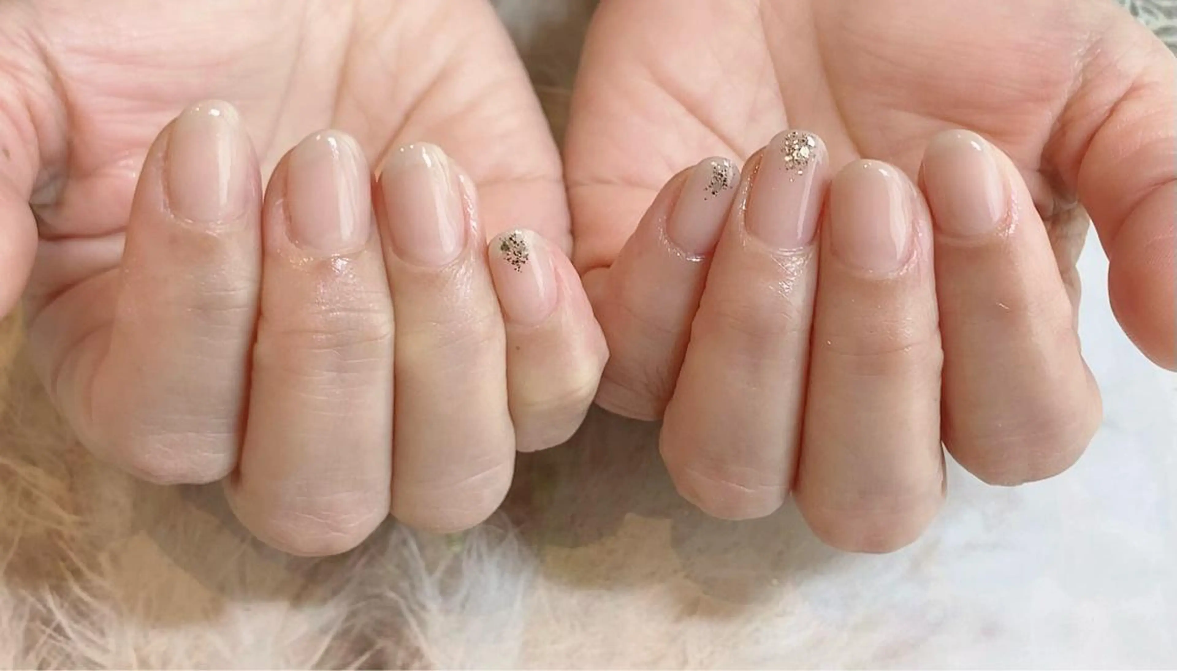 ネイル ラメ(グリッター) ワンカラーネイル mika nailのネイルデザイン