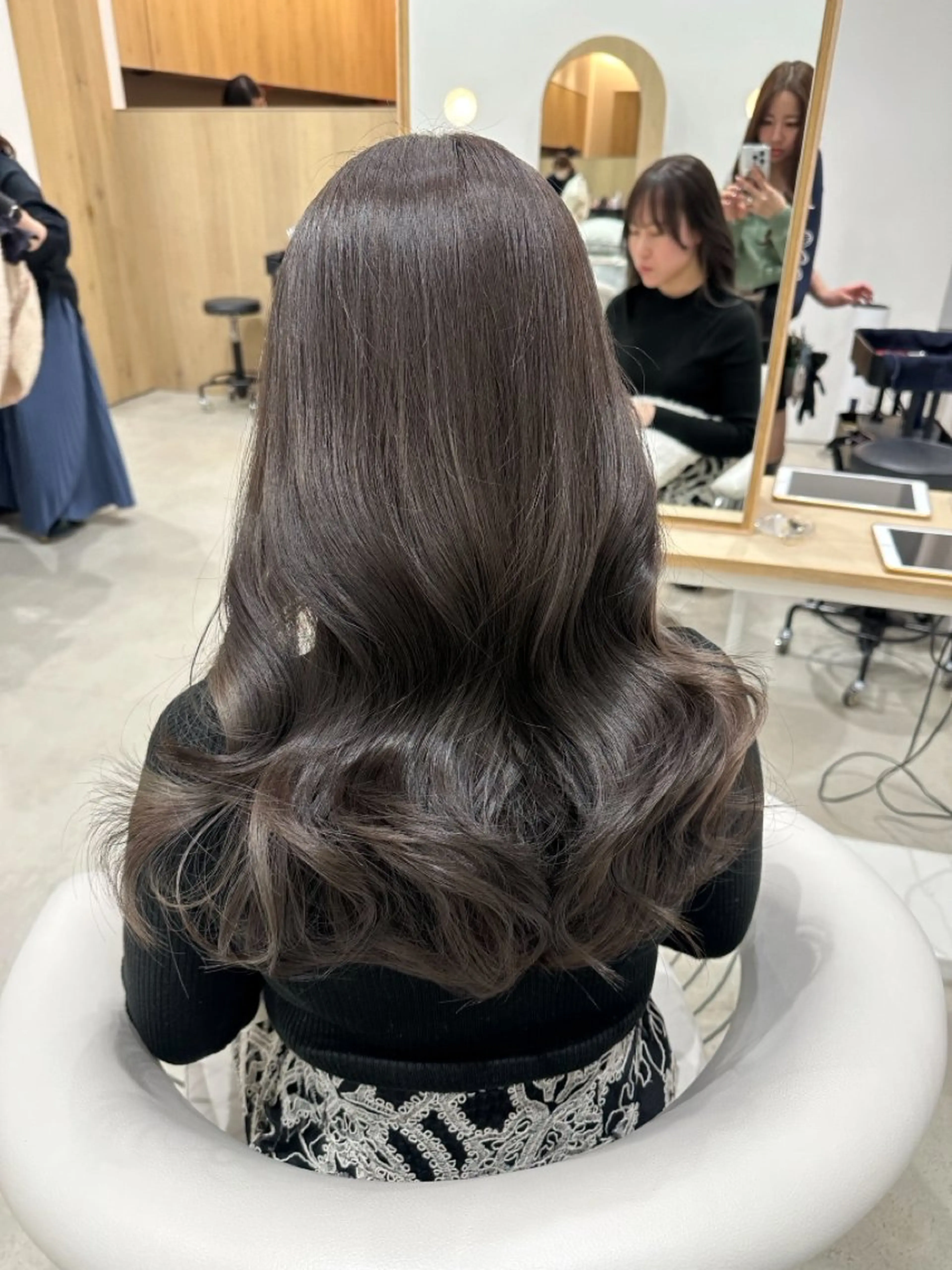 ロング カラー 韓国風ヘア レイヤーカット カット ボブ/艶髪/栄/ 名古屋/COCOのヘアスタイル