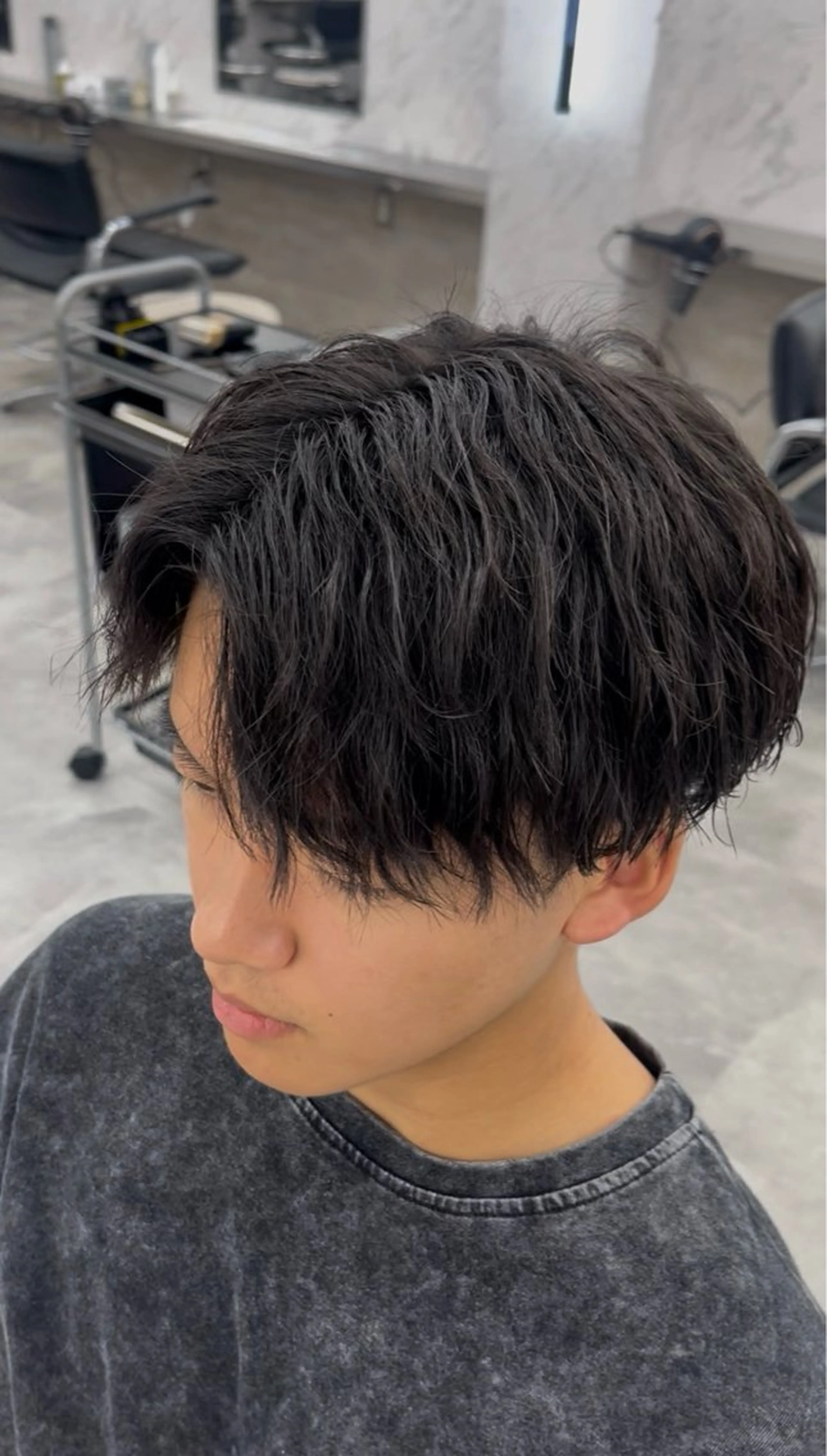 パーマ ツイストスパイラルパーマ スパイラルパーマ Seira 札幌メンズサロンのヘアスタイル