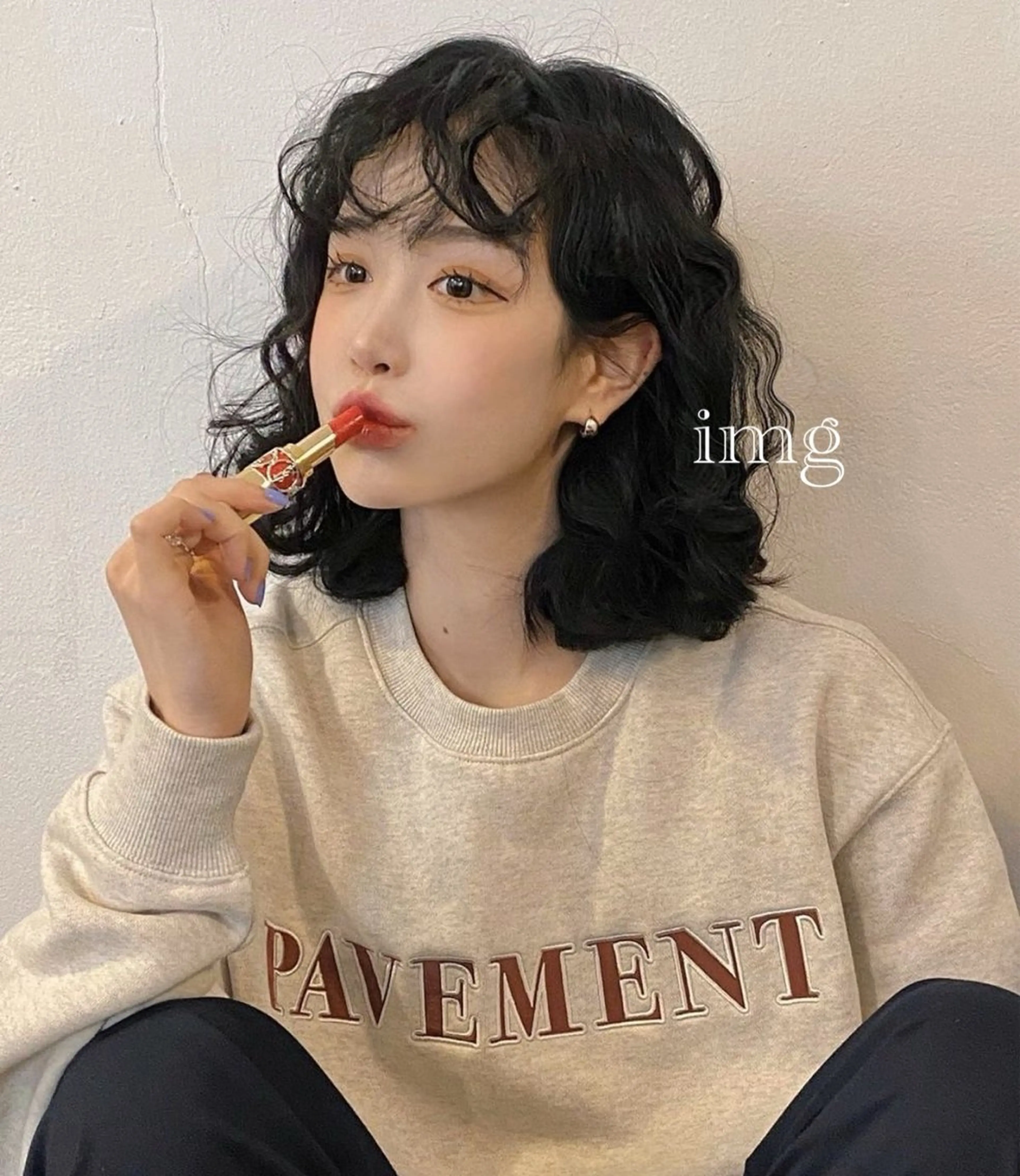 セミロング セミロングパーマ ボブ 韓国レイヤー🇰🇷 🤍🎀honokaのヘアスタイル