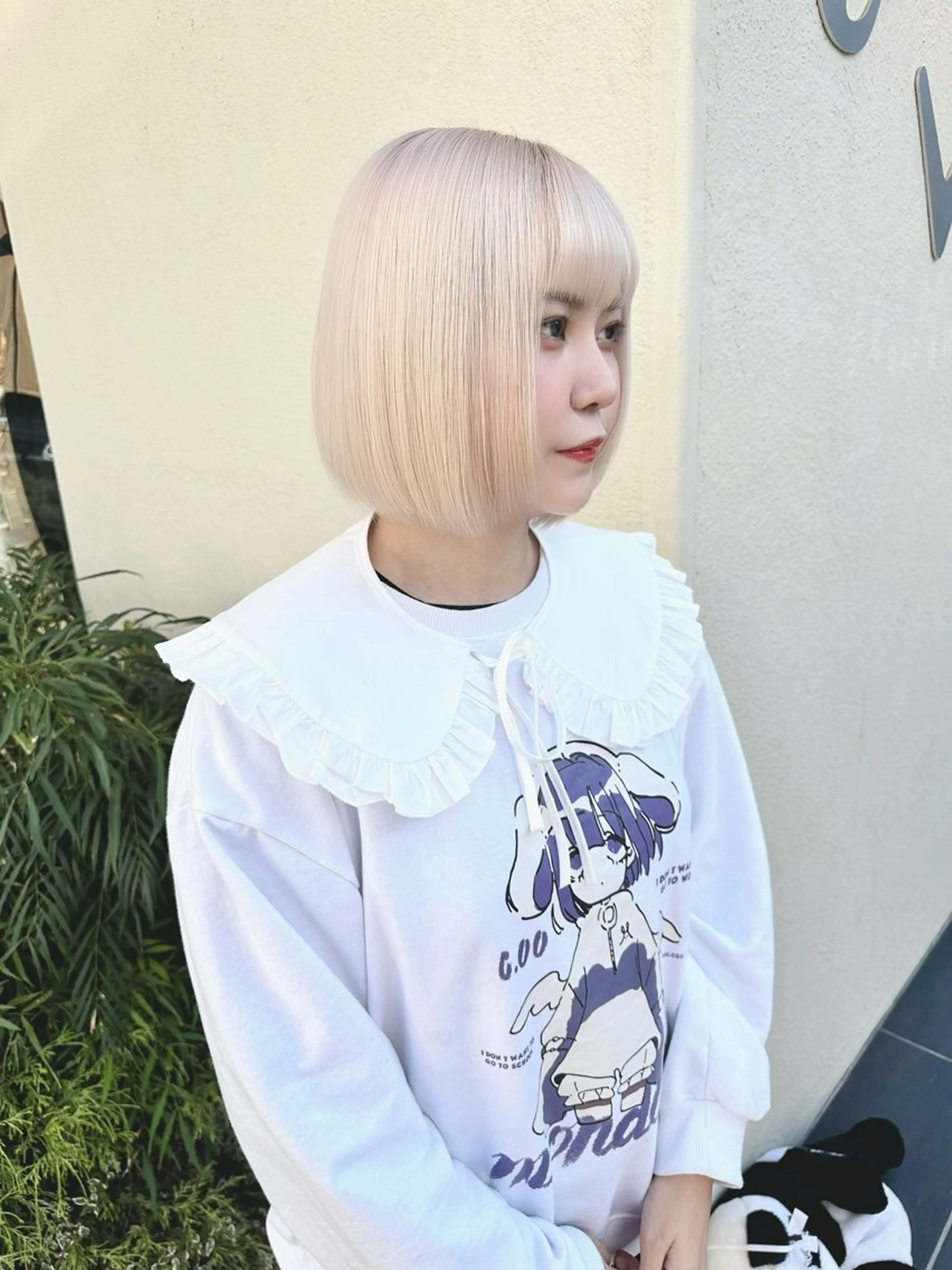 ショート カラー ウルフとハイトーン みっちー✂️のヘアスタイル