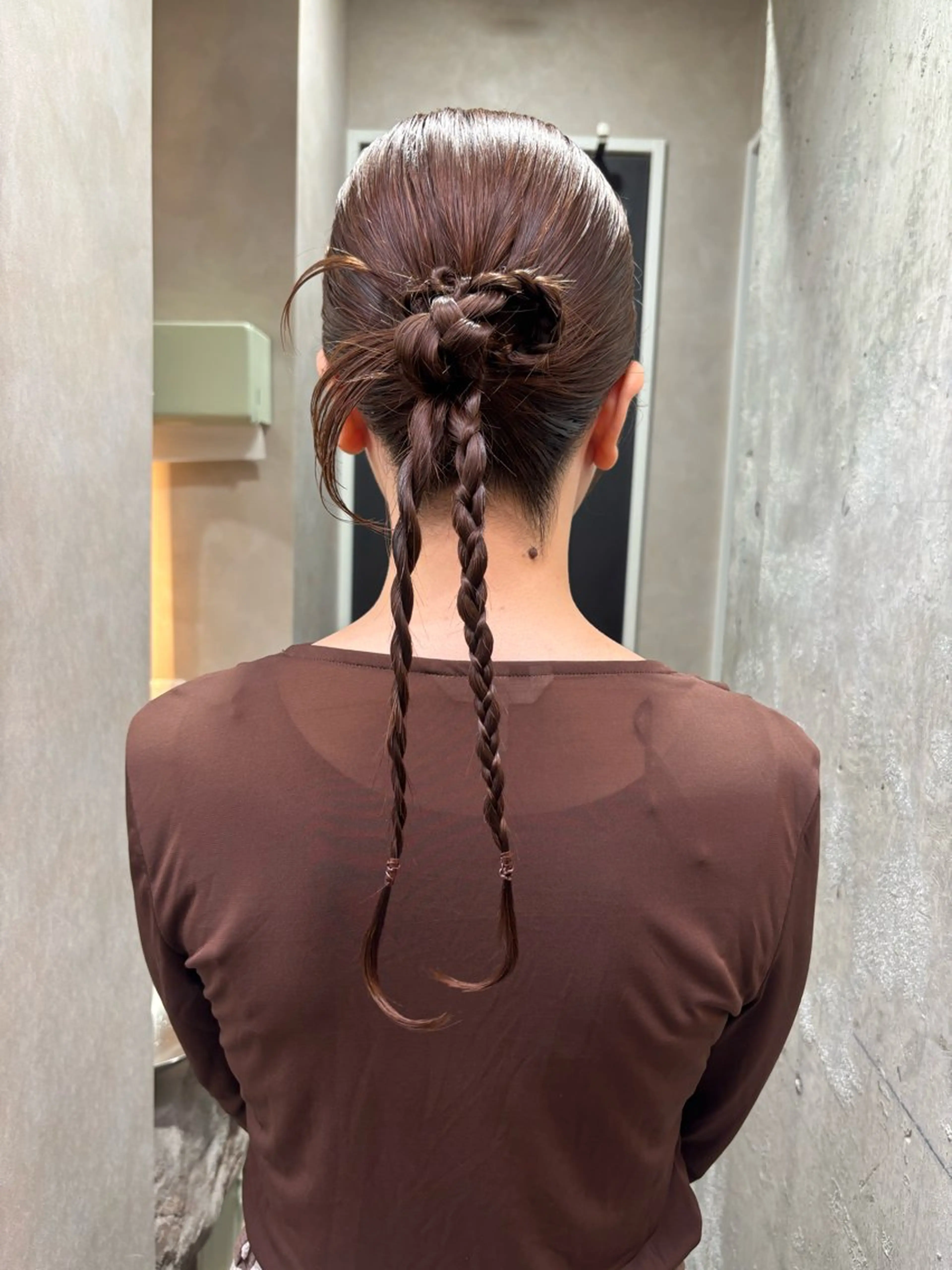 カラー ヘアアレンジ ブリーチなしカラー/ パーマ/おとは🦖♡のヘアスタイル