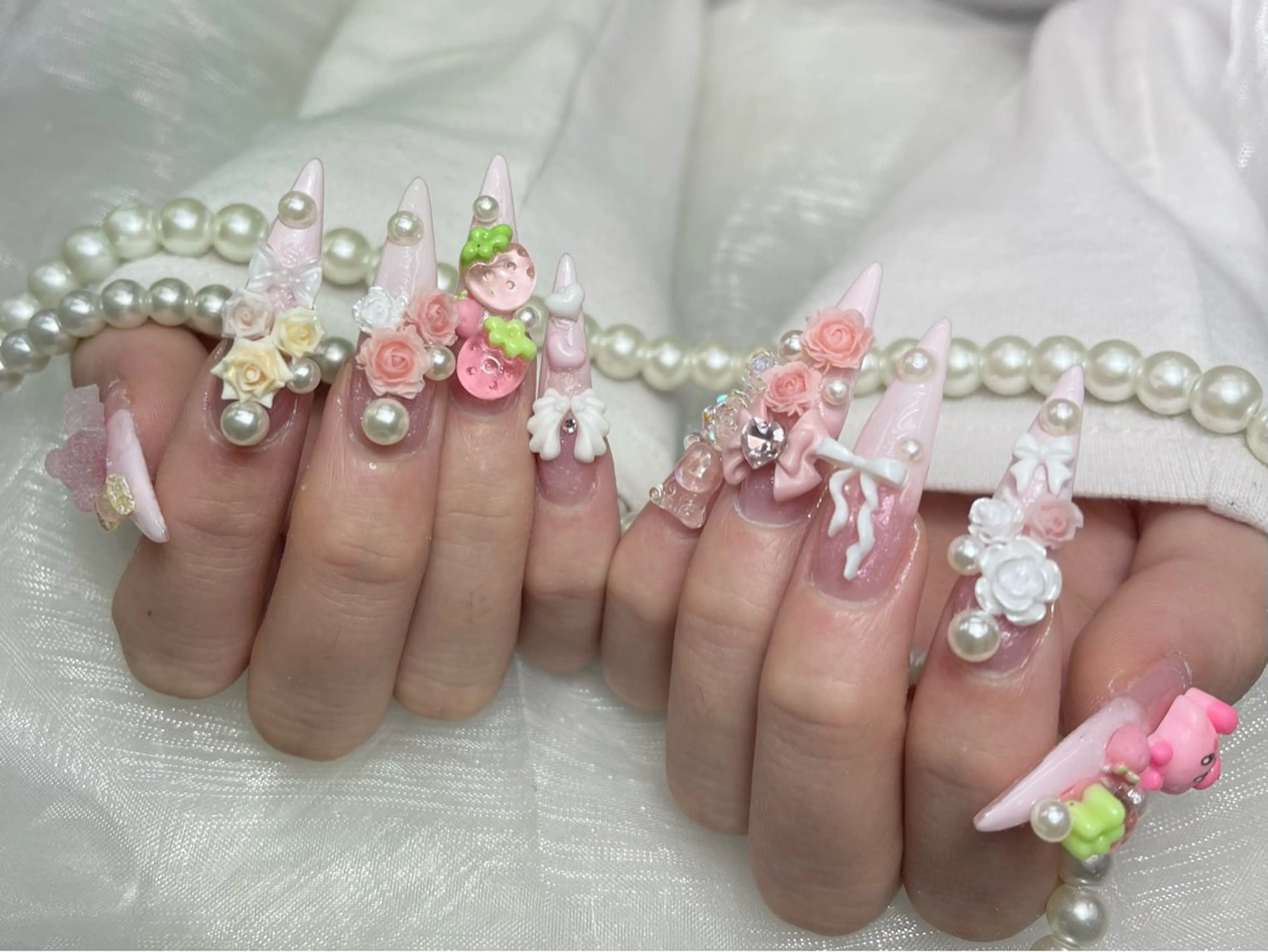 メンズ ネイル ハンドネイル Bloom kabukiのネイルデザイン