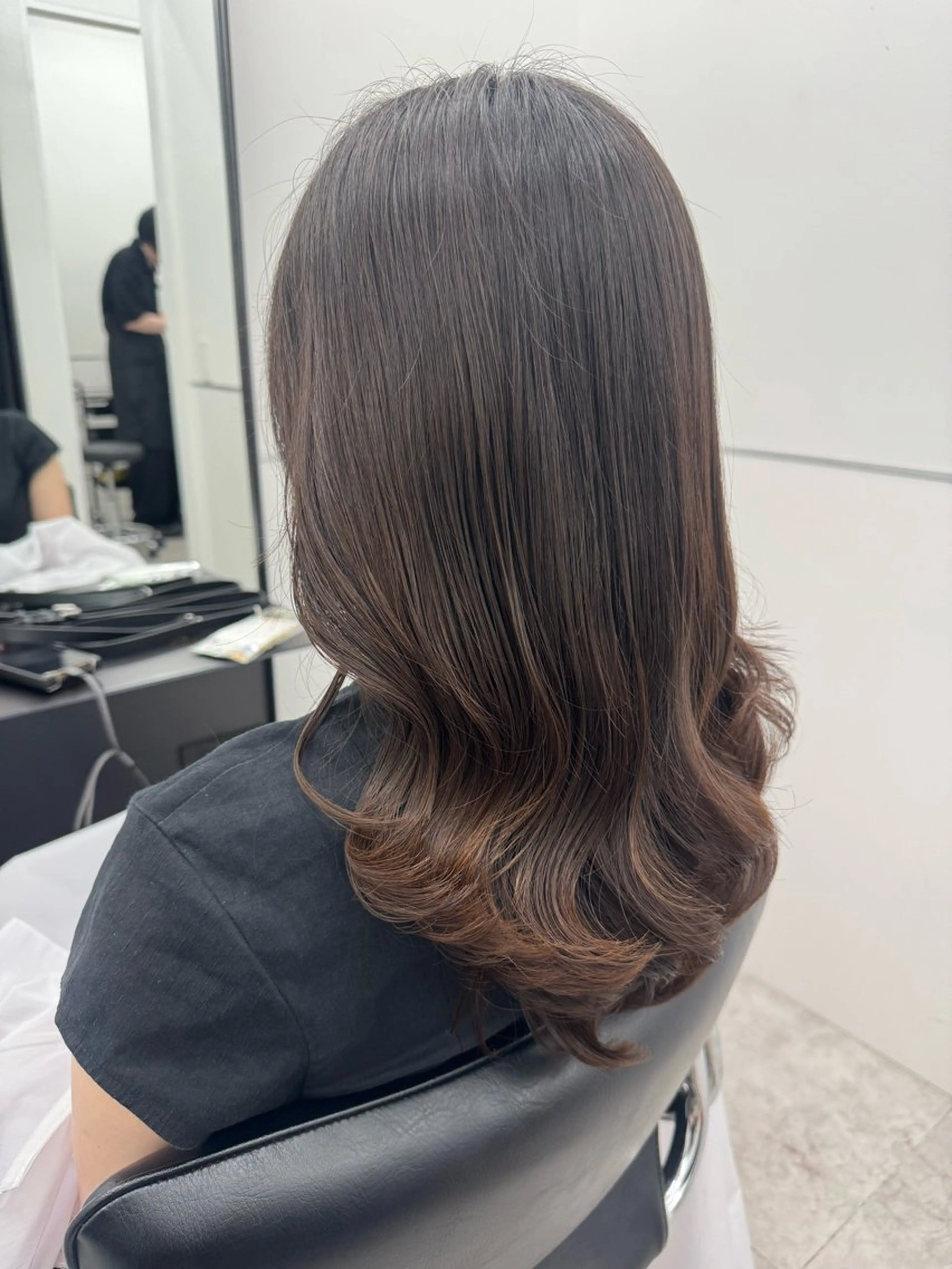 ロング パーマ 韓国風ヘア デジタルパーマ カット パーマ デジタルパーマ🫧 韓国風ヘア🫧サクラのヘアスタイル