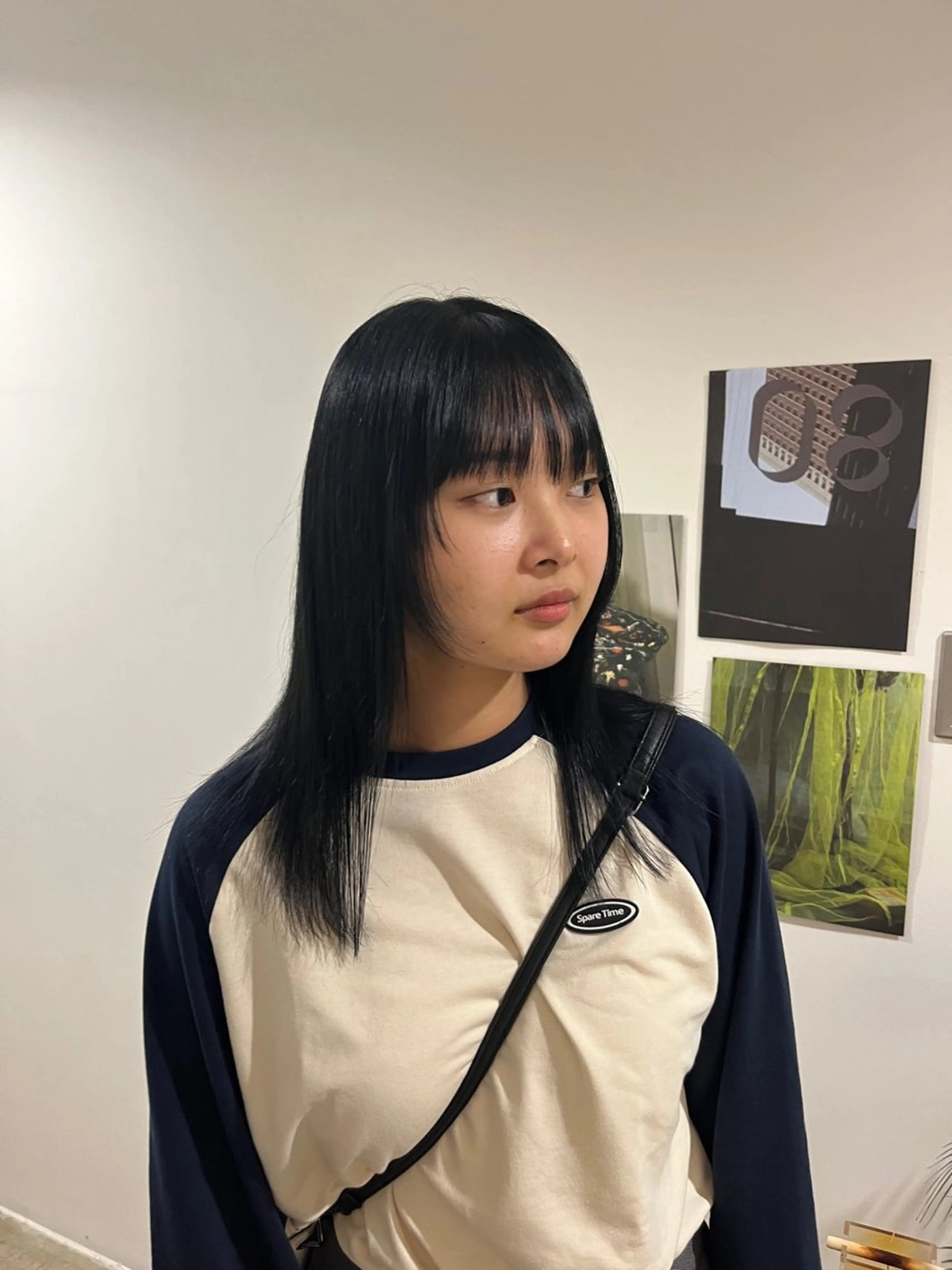 ミディアム 🟡ひろの/ツヤ カラー/髪質改善🟡のヘアスタイル