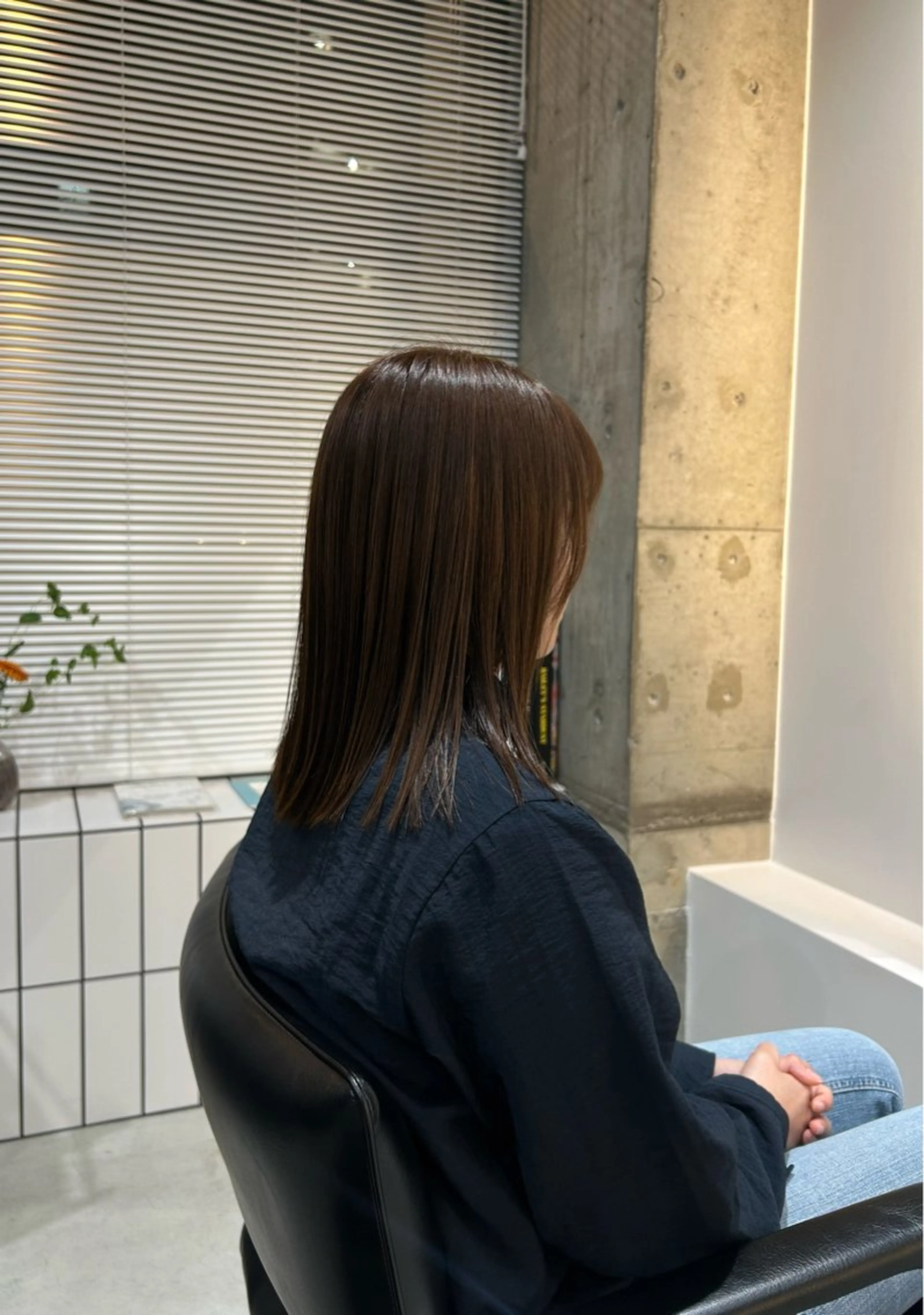 ミディアム カラー 透明感カラー ヘアカラー 鈴木 よつはのヘアスタイル