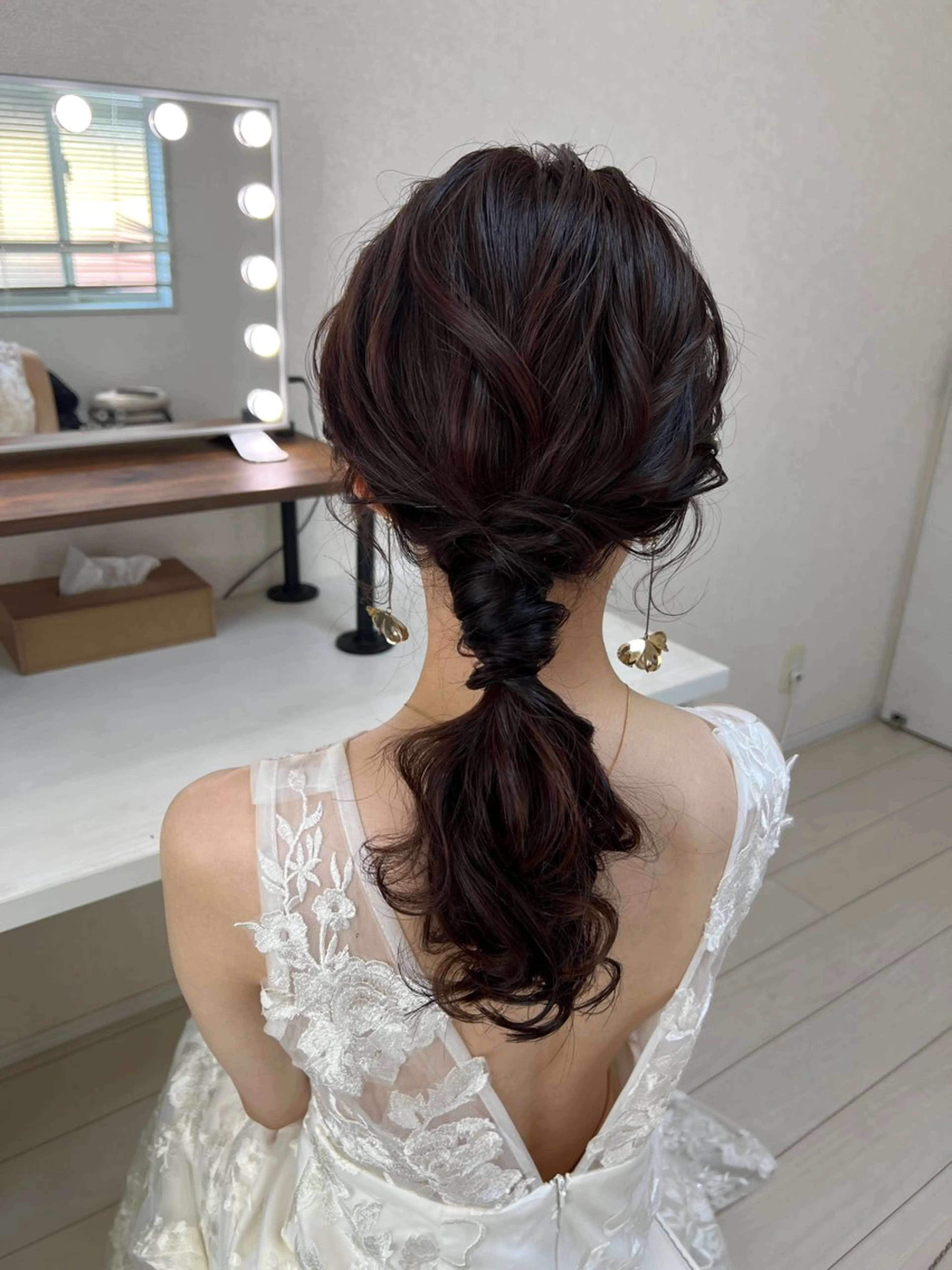 セミロング ヘアアレンジ 【ヘアセット専門】 ヘアメイクＭＡＮＡのヘアスタイル