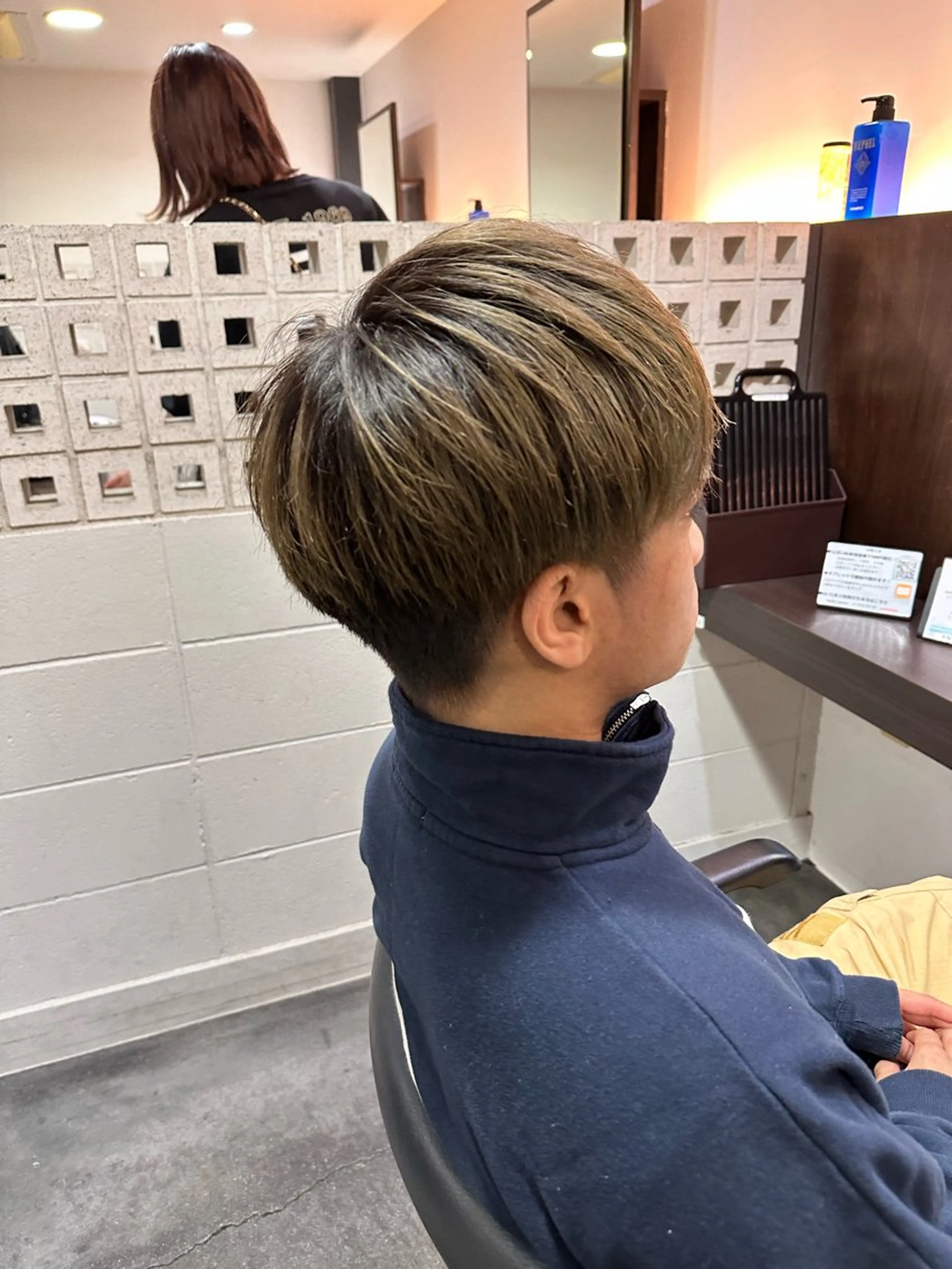 メンズ レイヤー/顔まわり/ 南草津/ゴトウのヘアスタイル