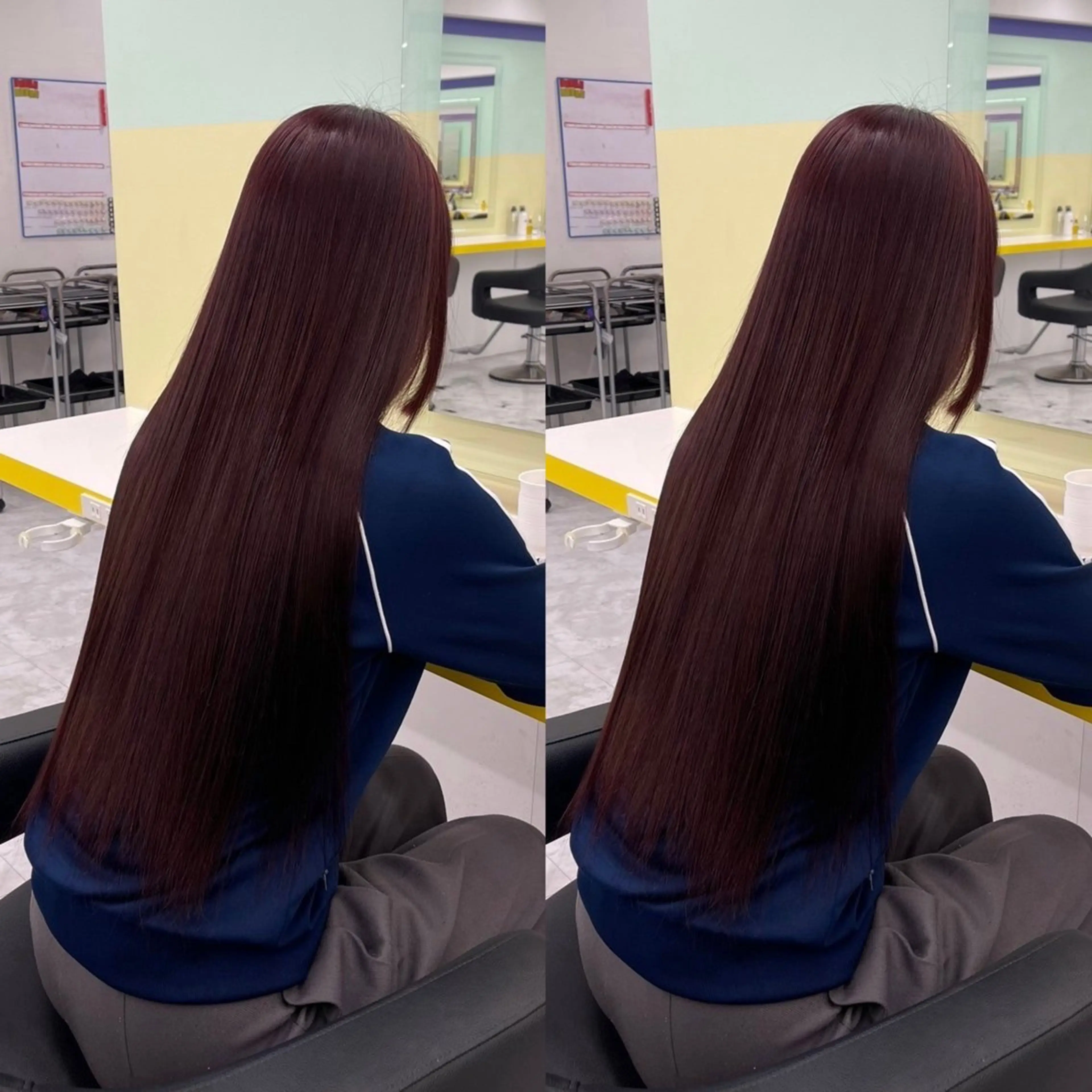 ロング まろっと艶感ブラウン ベージュ🤍まなかのヘアスタイル