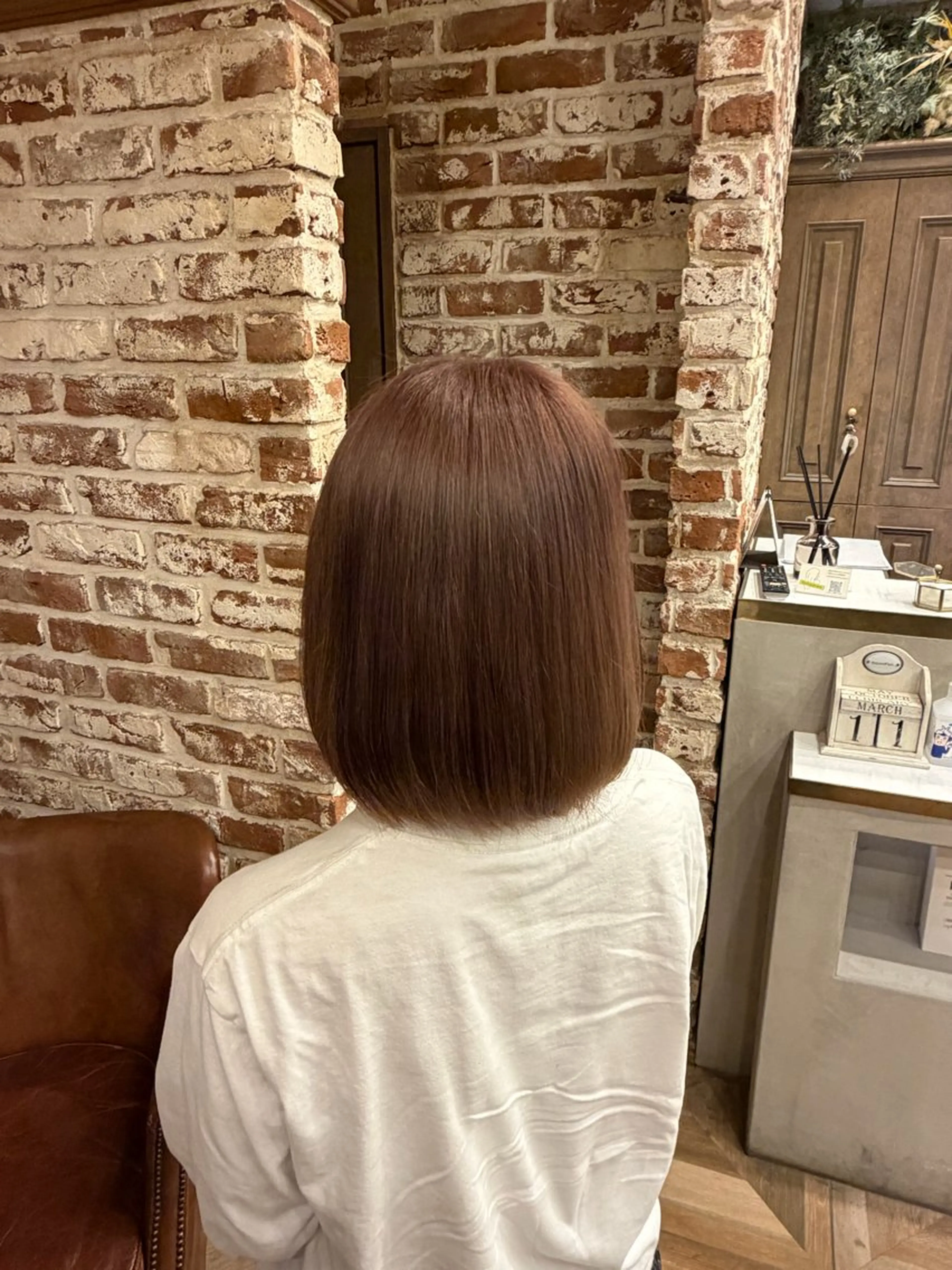 カラー ブリーチ ブラウンカラー 透明感カラー ヘアカラー Sota/門前仲町 /透明感カラー🌿‬のヘアスタイル