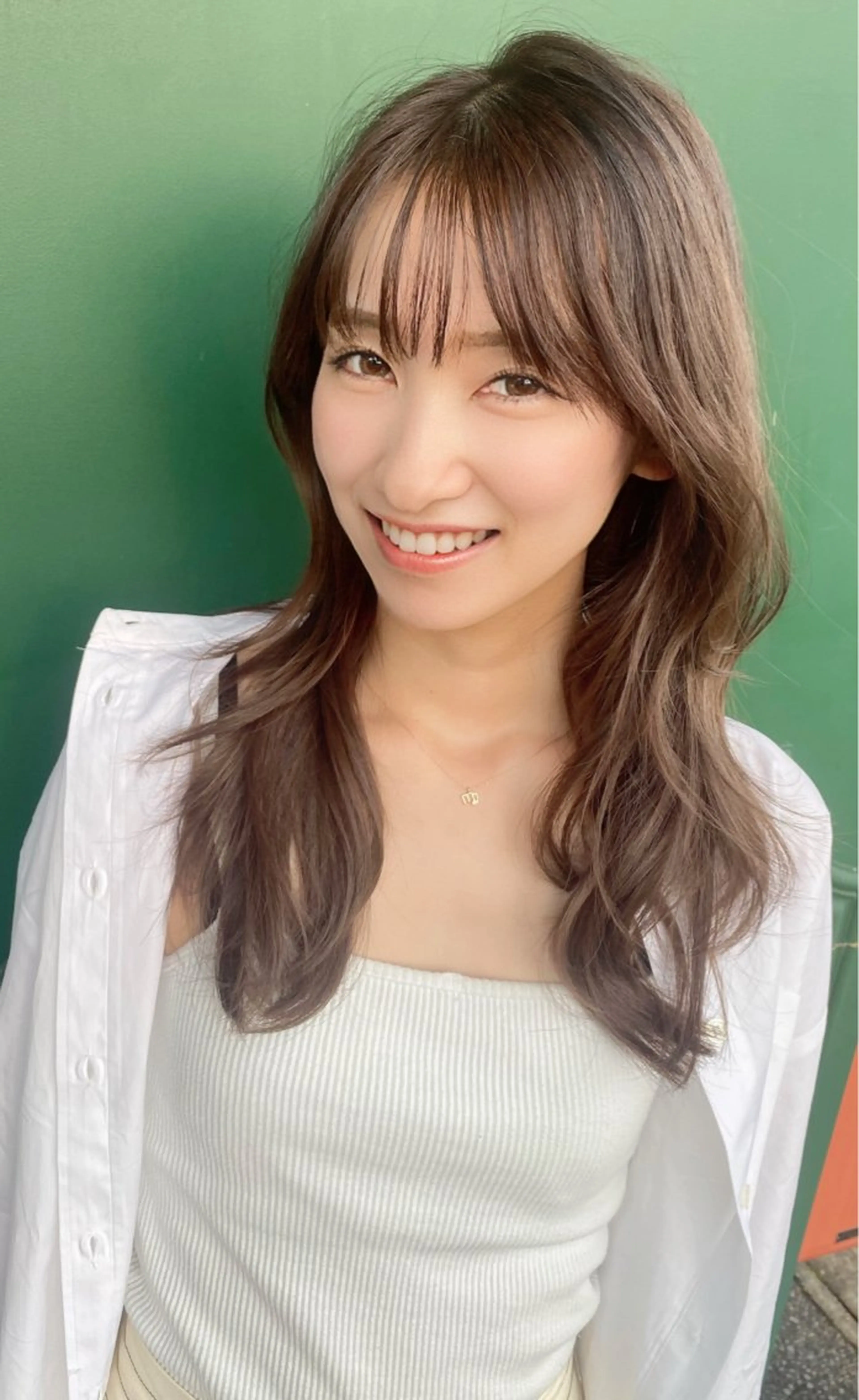 ロング カラー 顔周りカット 藤井 章太のヘアスタイル