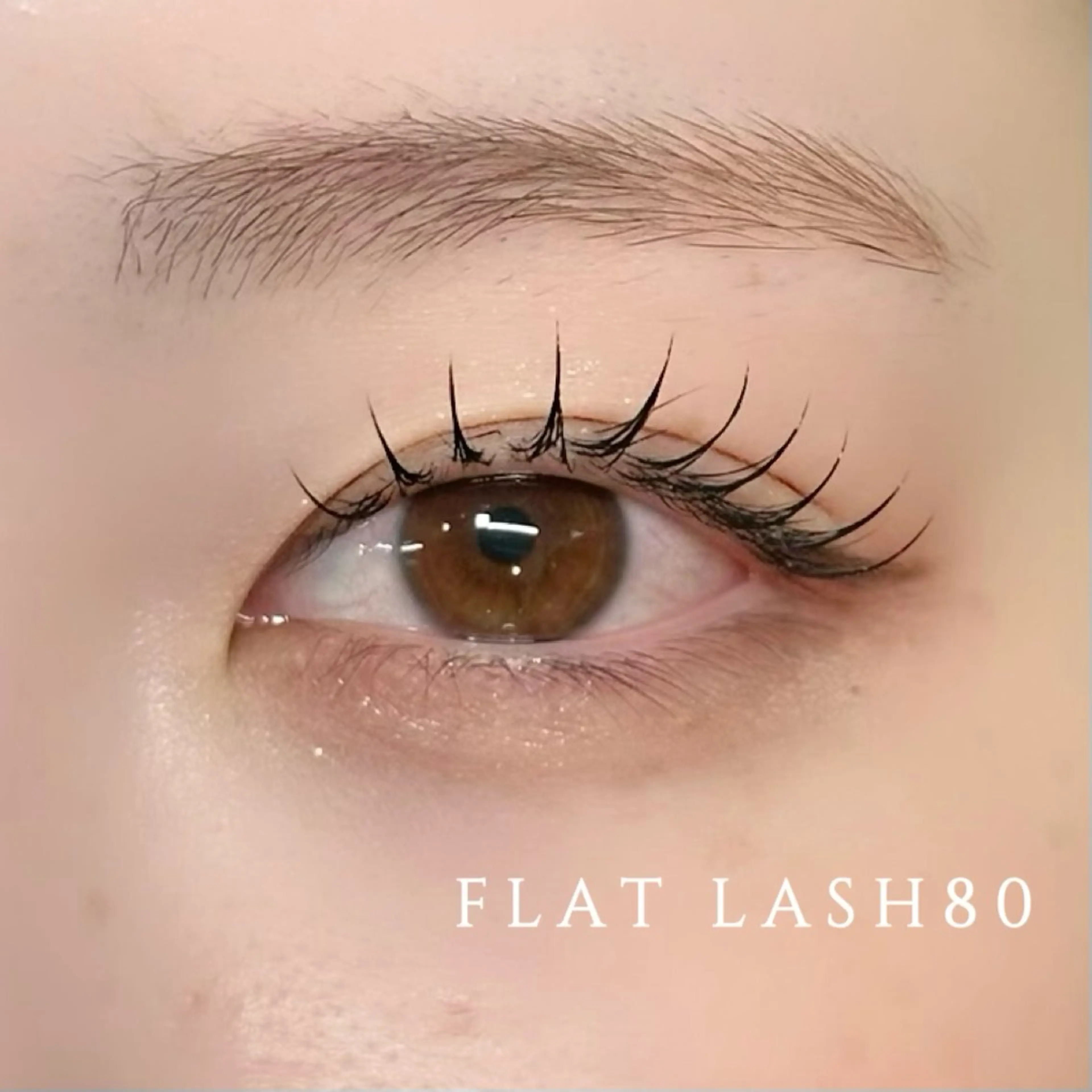 マツエク・マツパ フラットラッシュ nerine akaneのマツエク・マツパデザイン