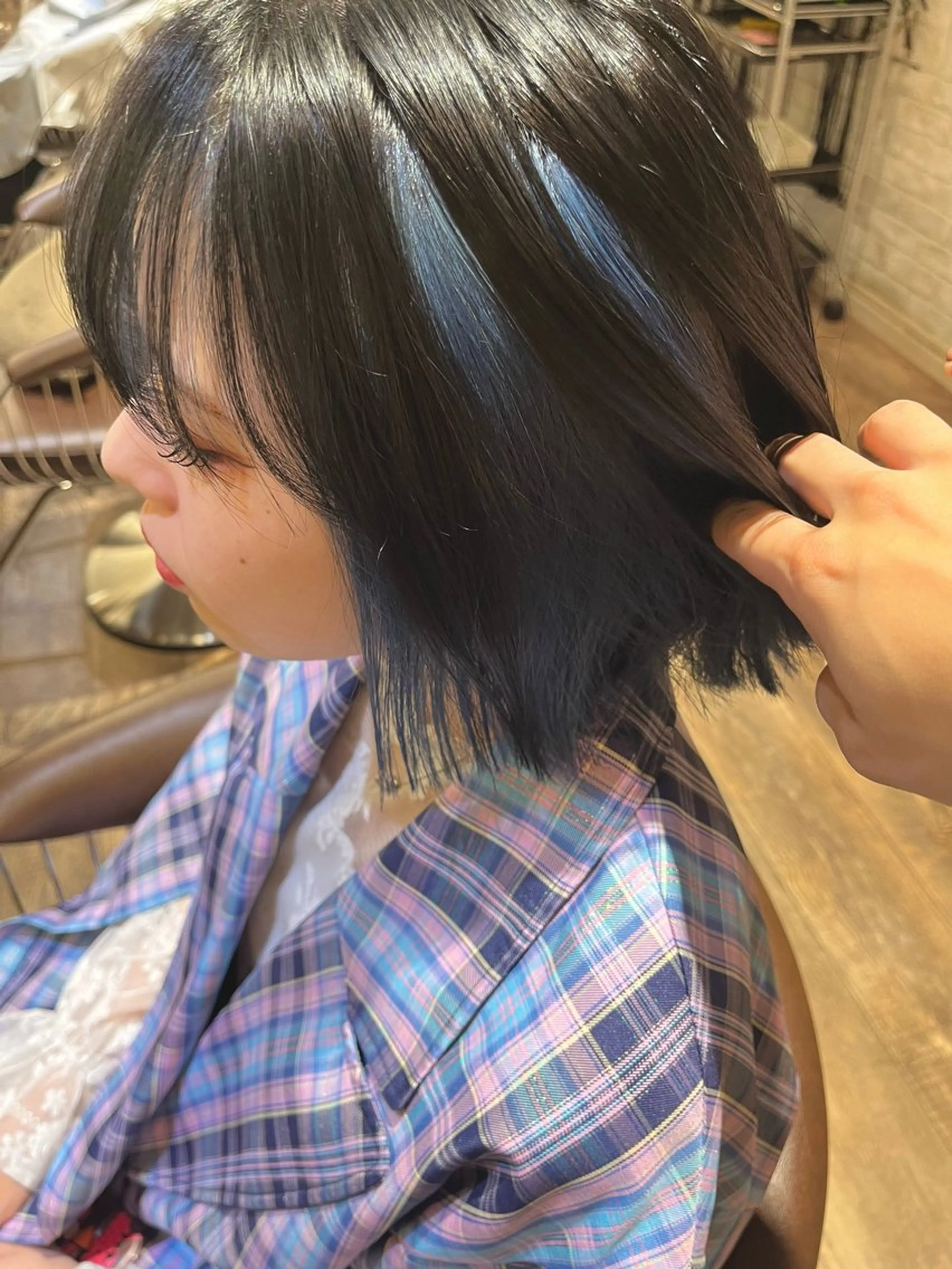 カラー ブルーカラー 🐾 atsuyaのヘアスタイル