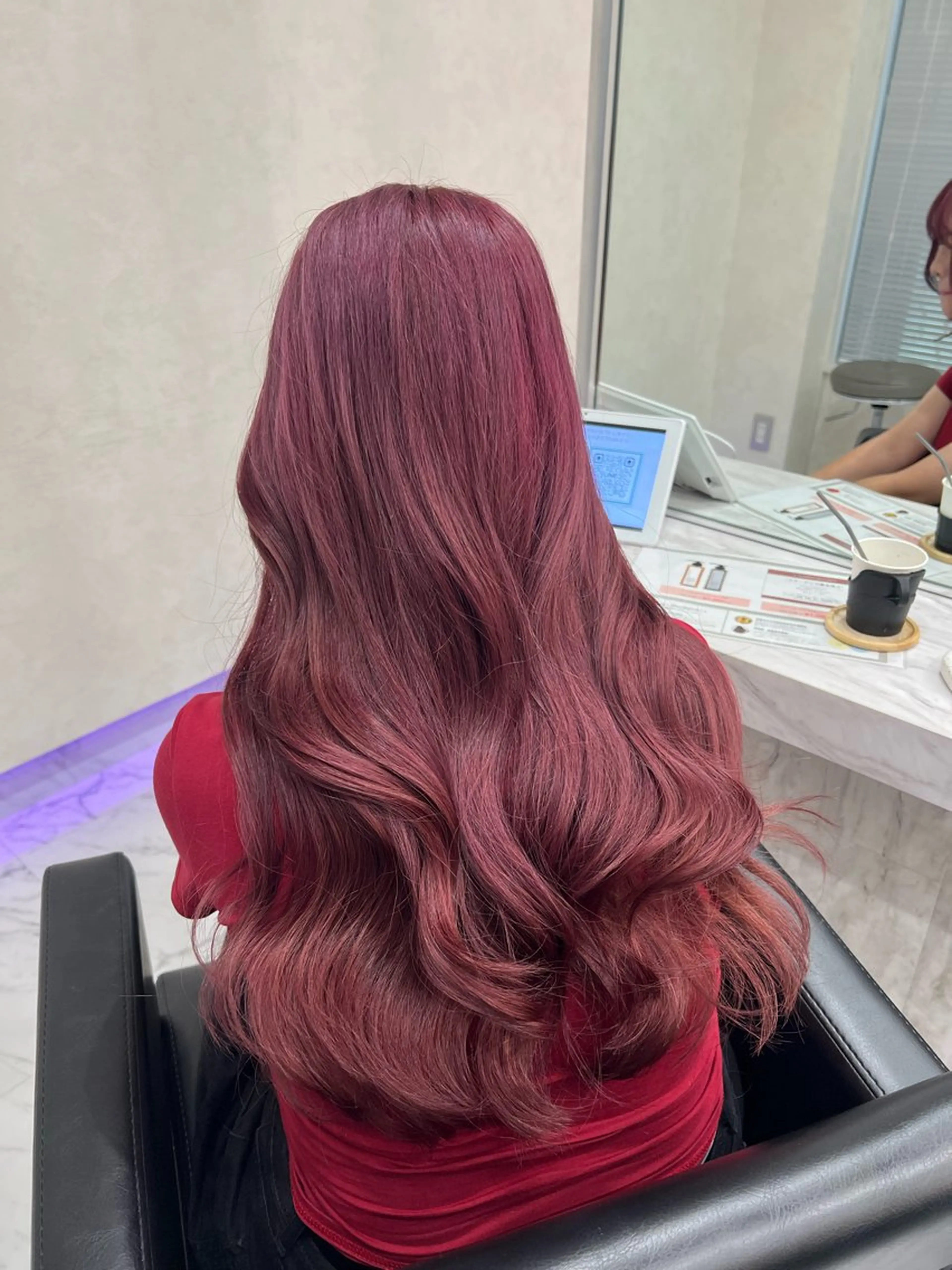 ロング 韓国風🫧艶カラー 💟ran💟のヘアスタイル