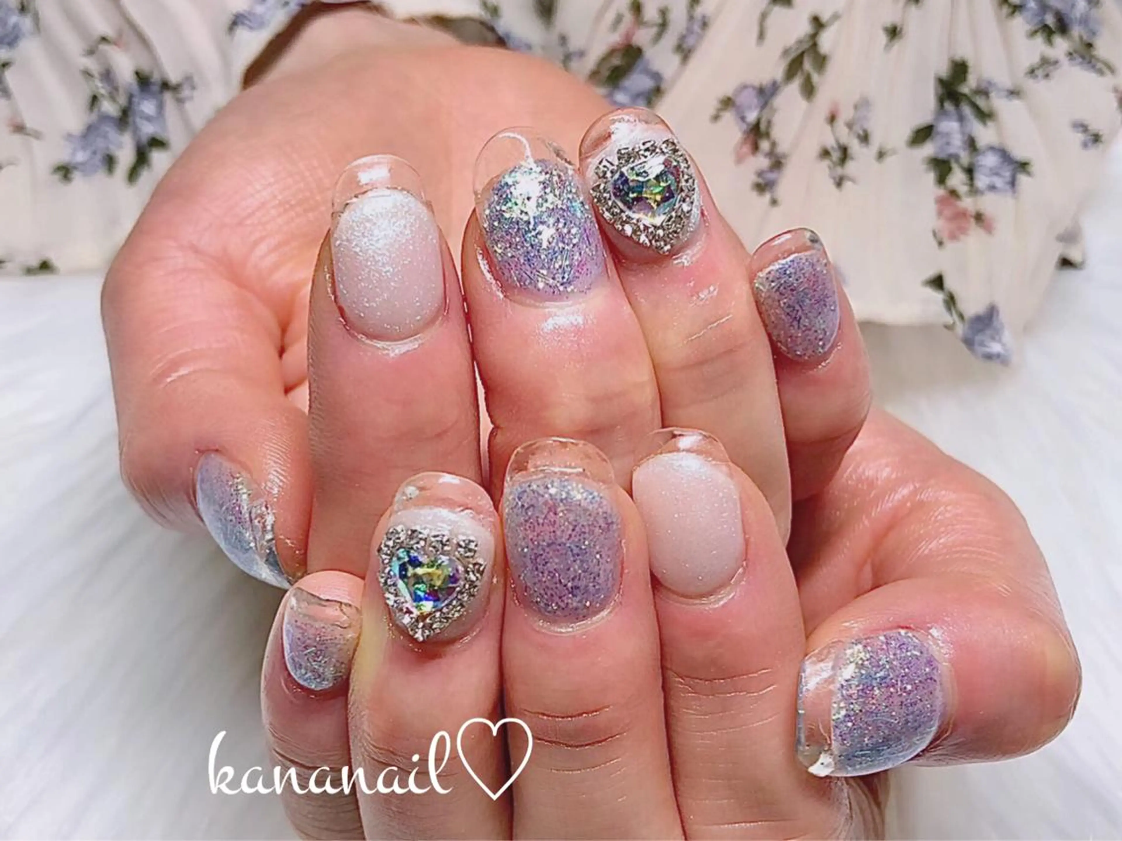 ネイル クリアネイル フレンチネイル kananail ♡のネイルデザイン