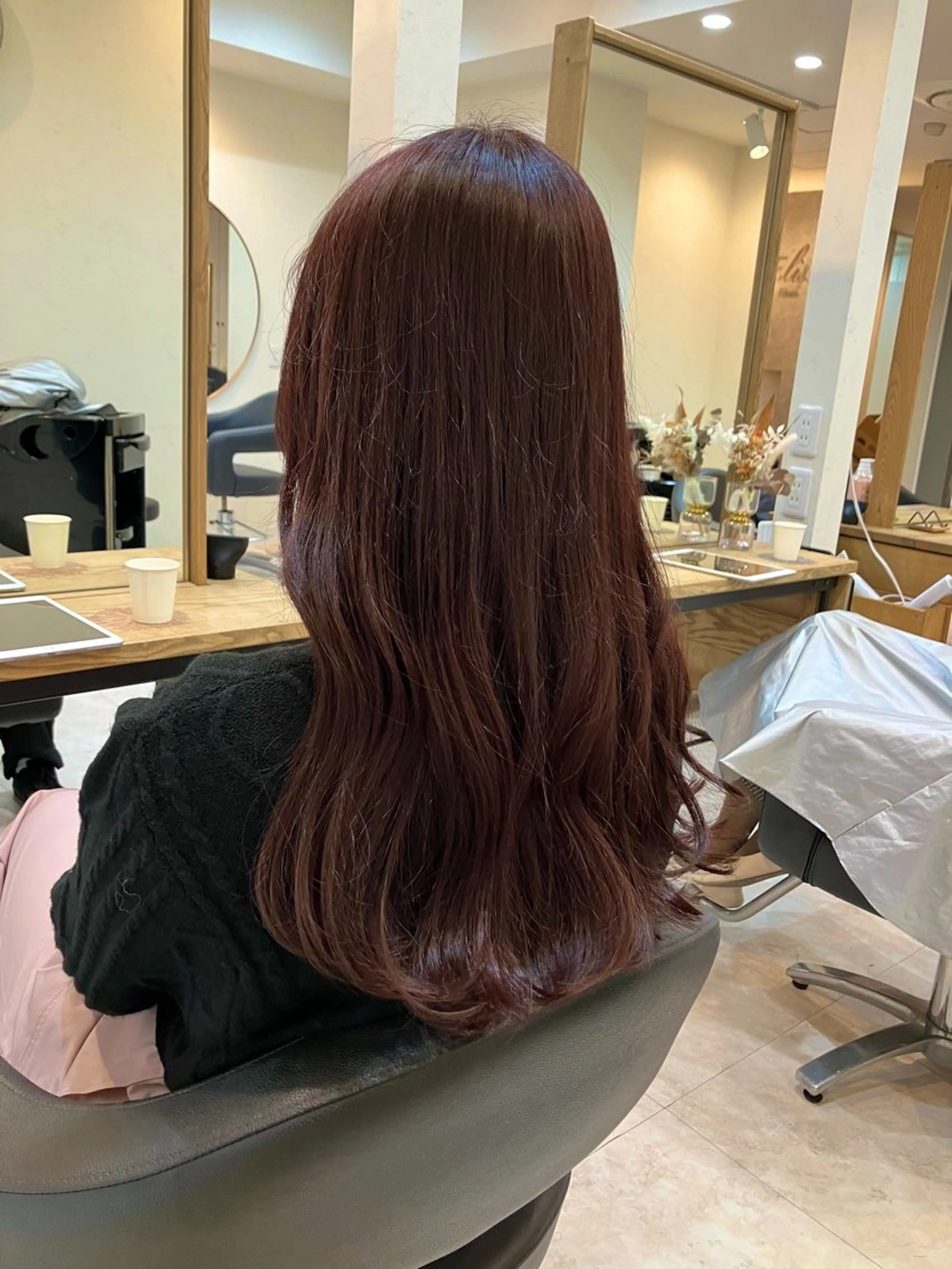 ロング 青野 銀河のヘアスタイル