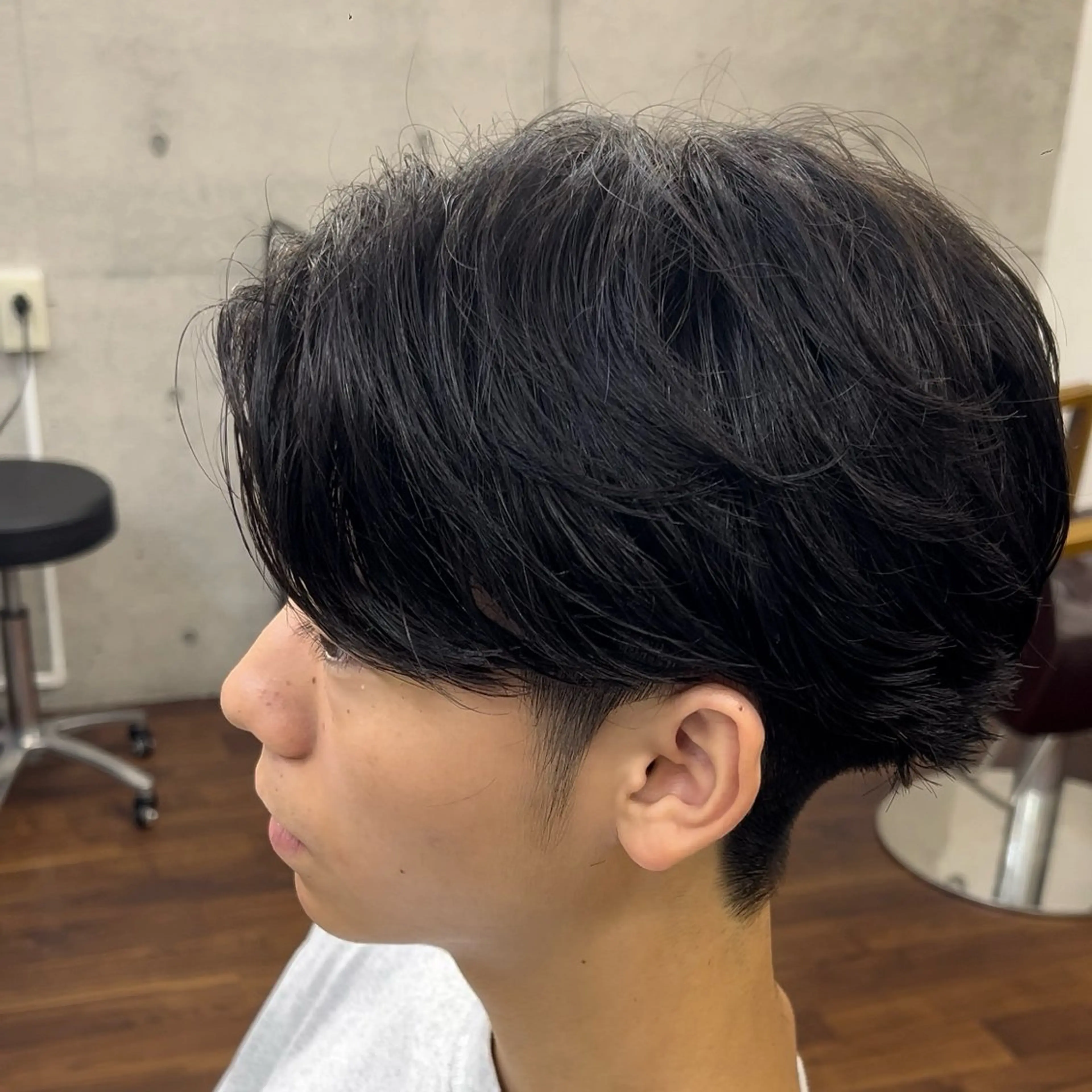 パーマ メンズ センターパート メンズパーマ ニュアンスパーマ カット パーマ Rikito /メンズパーマのヘアスタイル