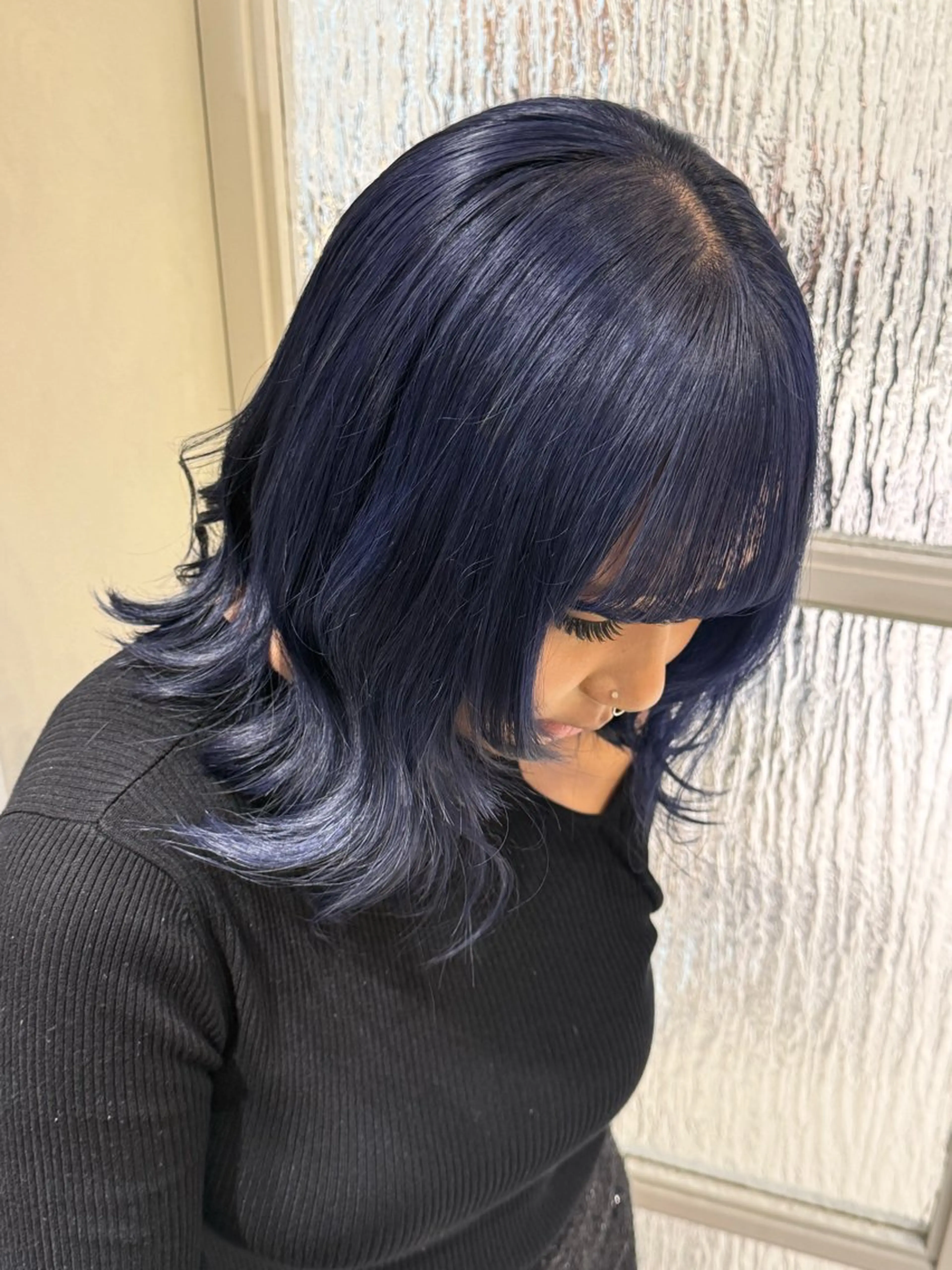 ロング カラー アッシュ ベージュカラー ブリーチ ブルーカラー 透明感カラー ヘアカラー ハイトーン/ブリーチ 💙みずき💙のヘアスタイル