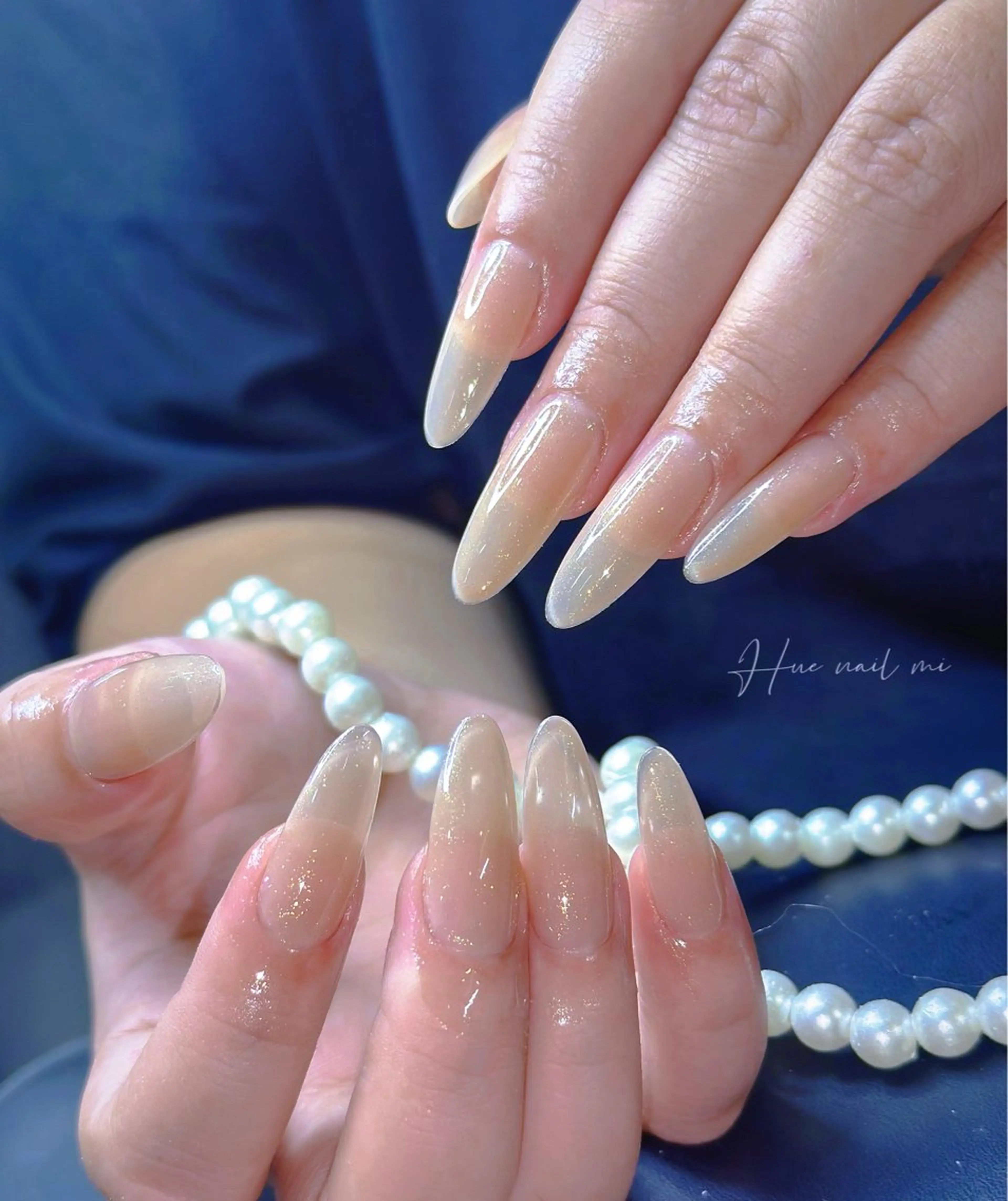 ネイル キラキラネイル マグネットネイル ぷっくりネイル 春ネイル ワンホンネイル ハンドネイル Candy Nailのネイルデザイン
