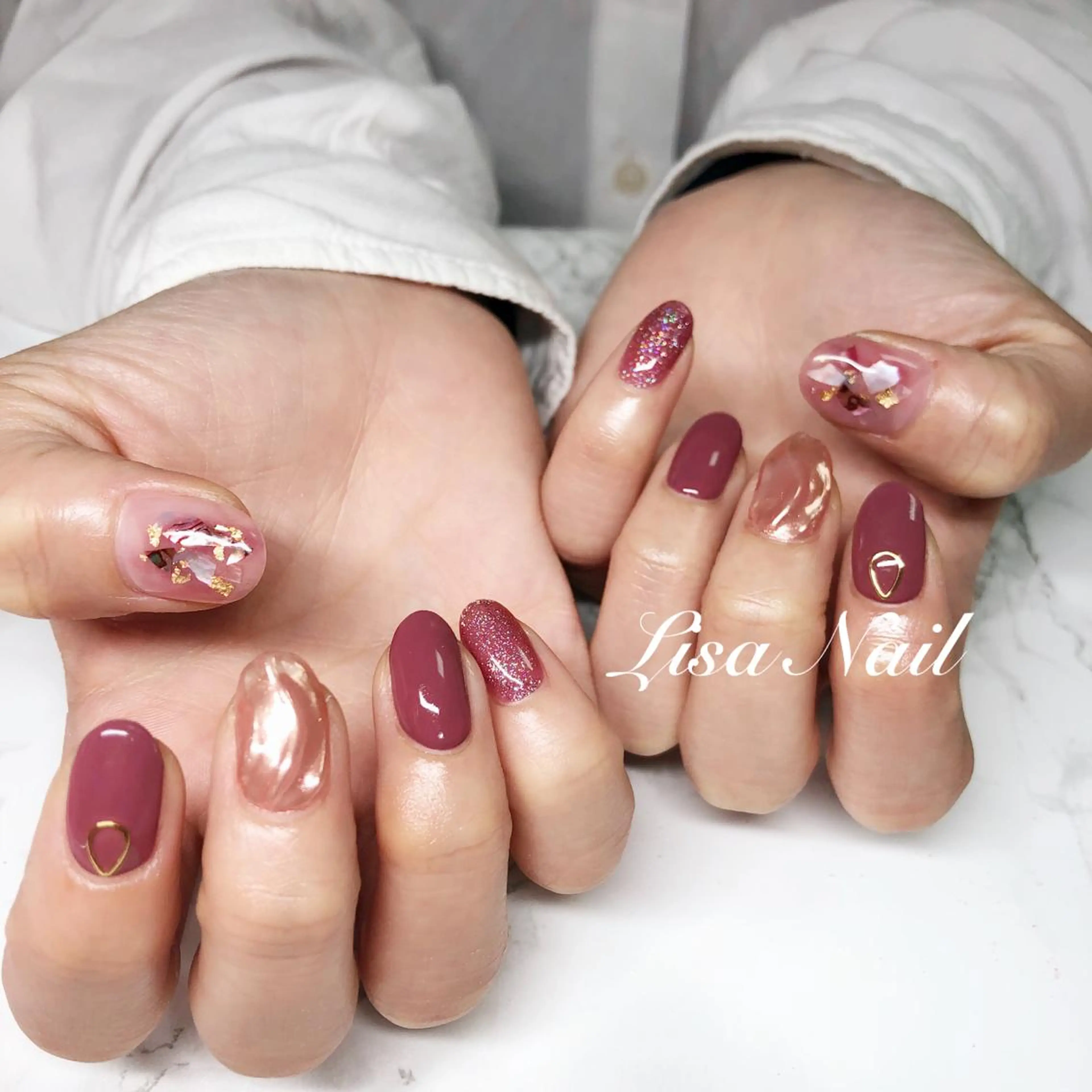 ネイル 🎀 RI🎀のネイルデザイン