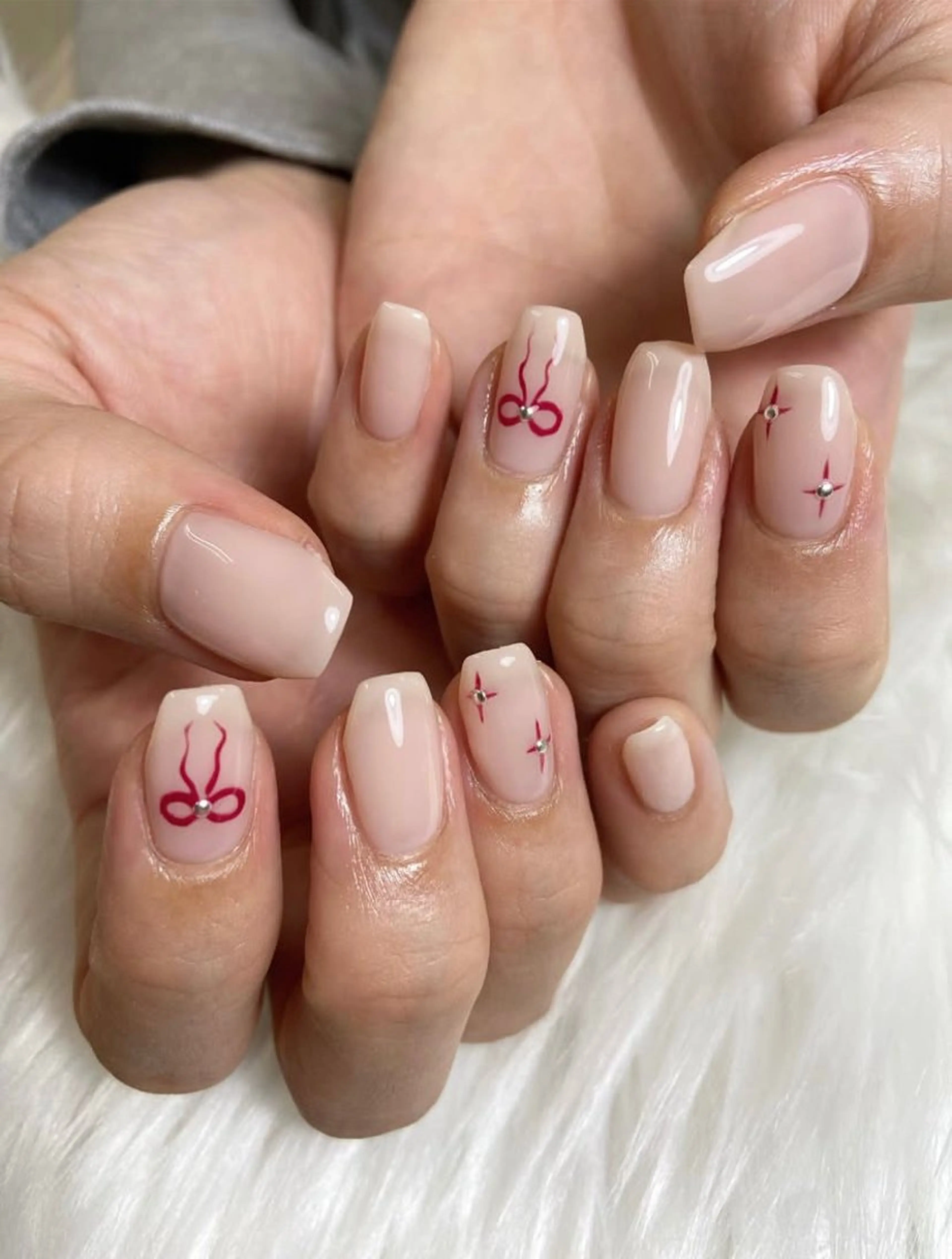 ネイル アートネイル シンプルネイル ハンドネイル Kanako 💫のネイルデザイン