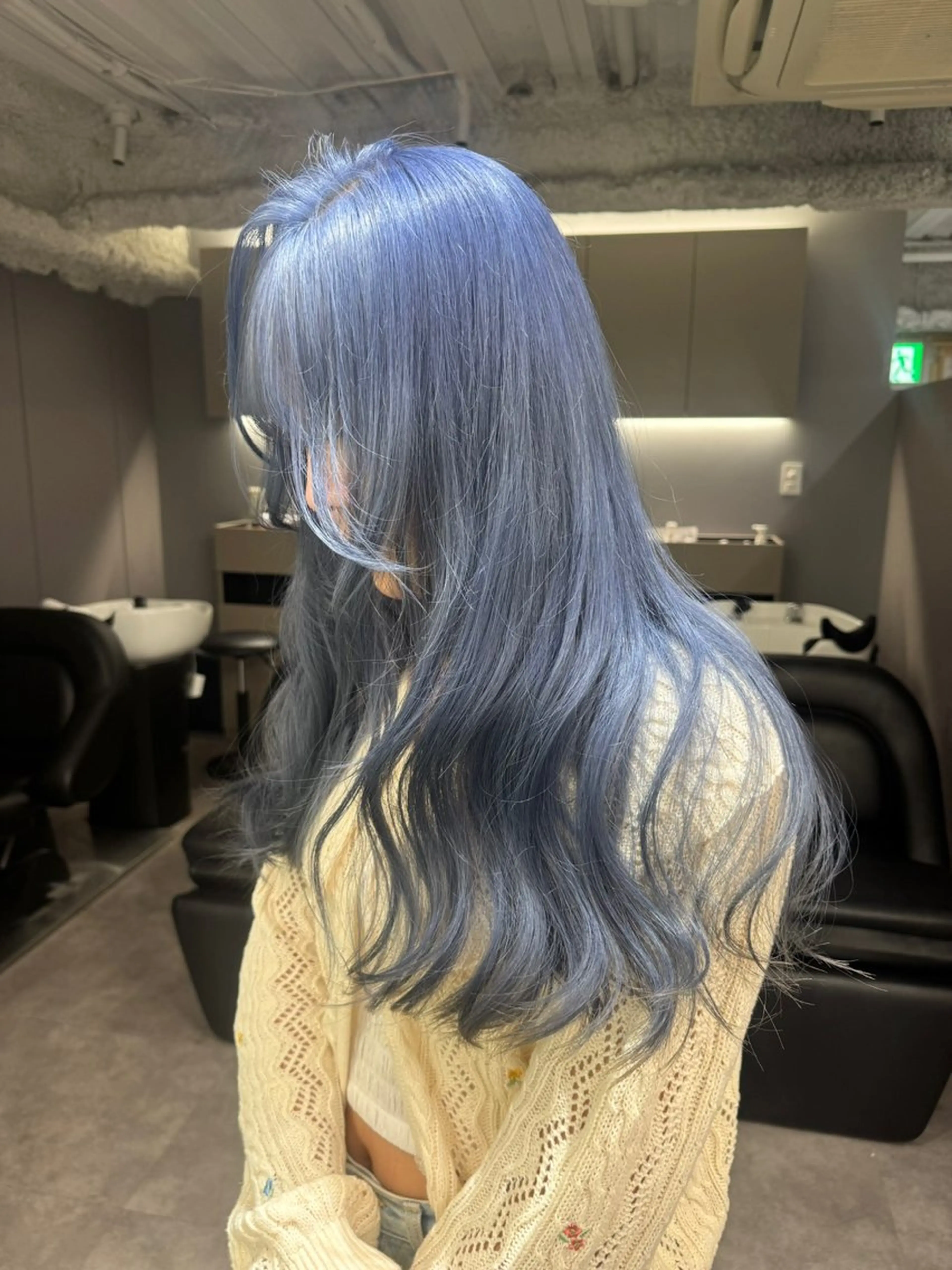ロング カラー ヘアカラー トリートメント ハイトーン/名古屋 Hinakiのヘアスタイル