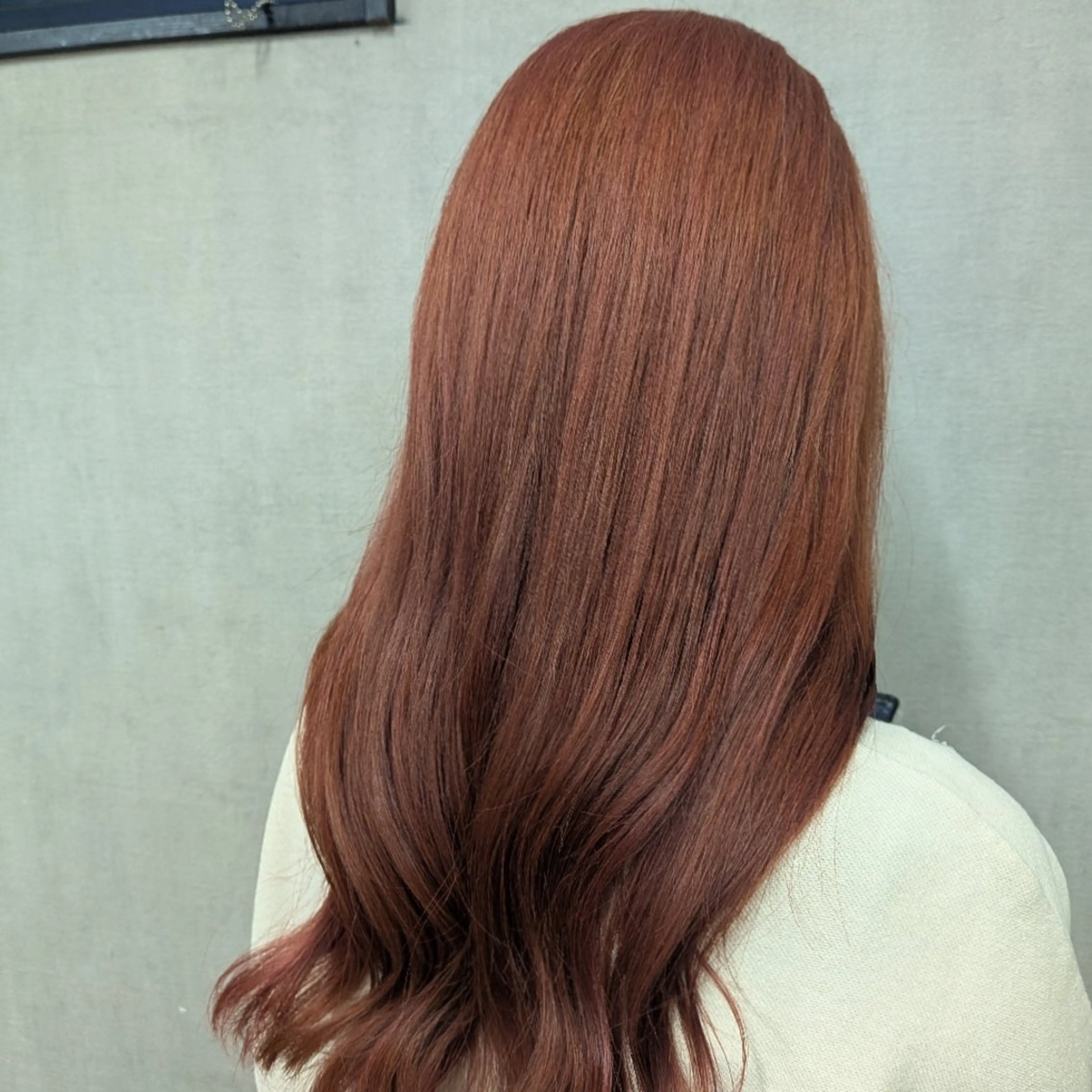 ロング カラー 小林 梨香のヘアスタイル