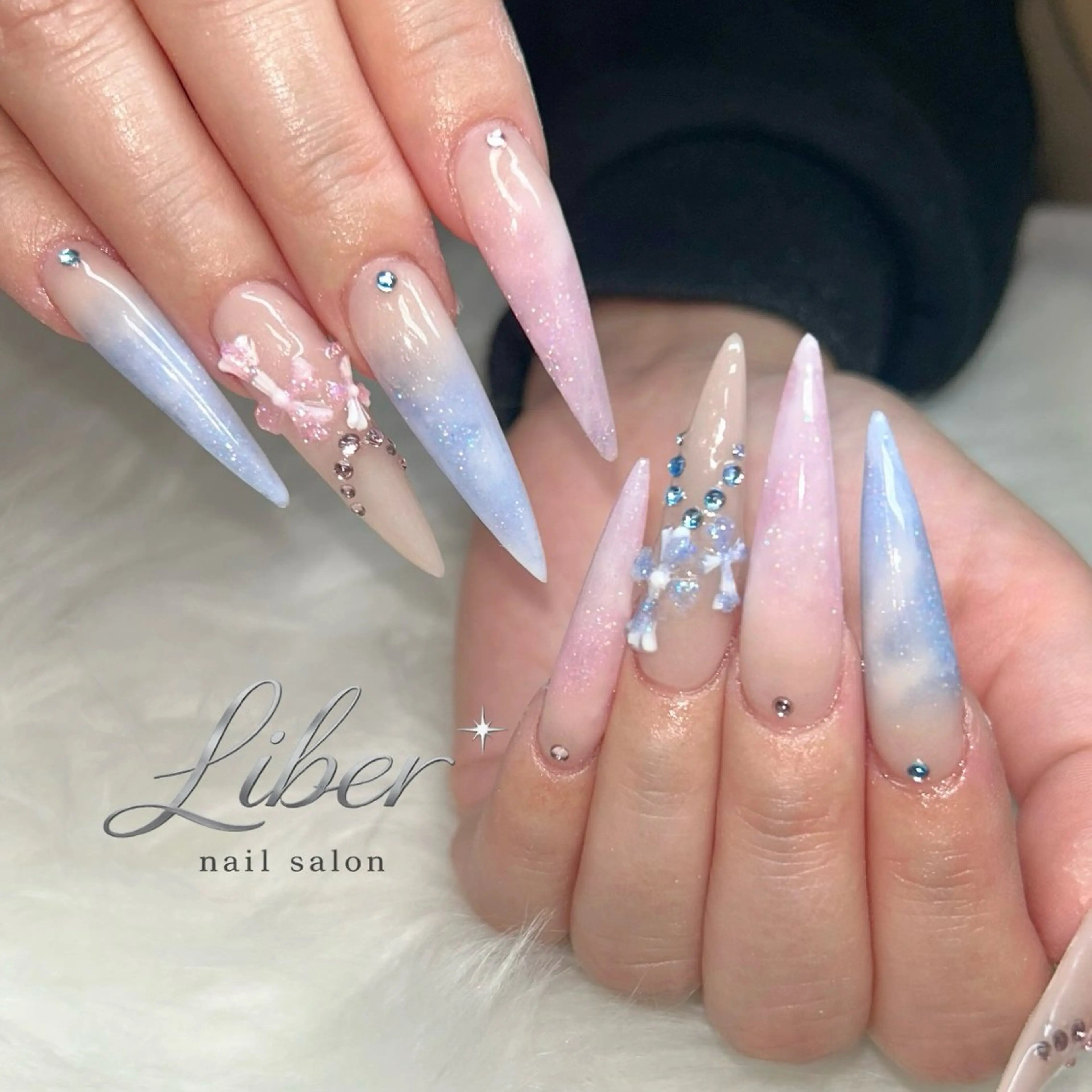 ネイル スカルプネイル Liber リベルのネイルデザイン