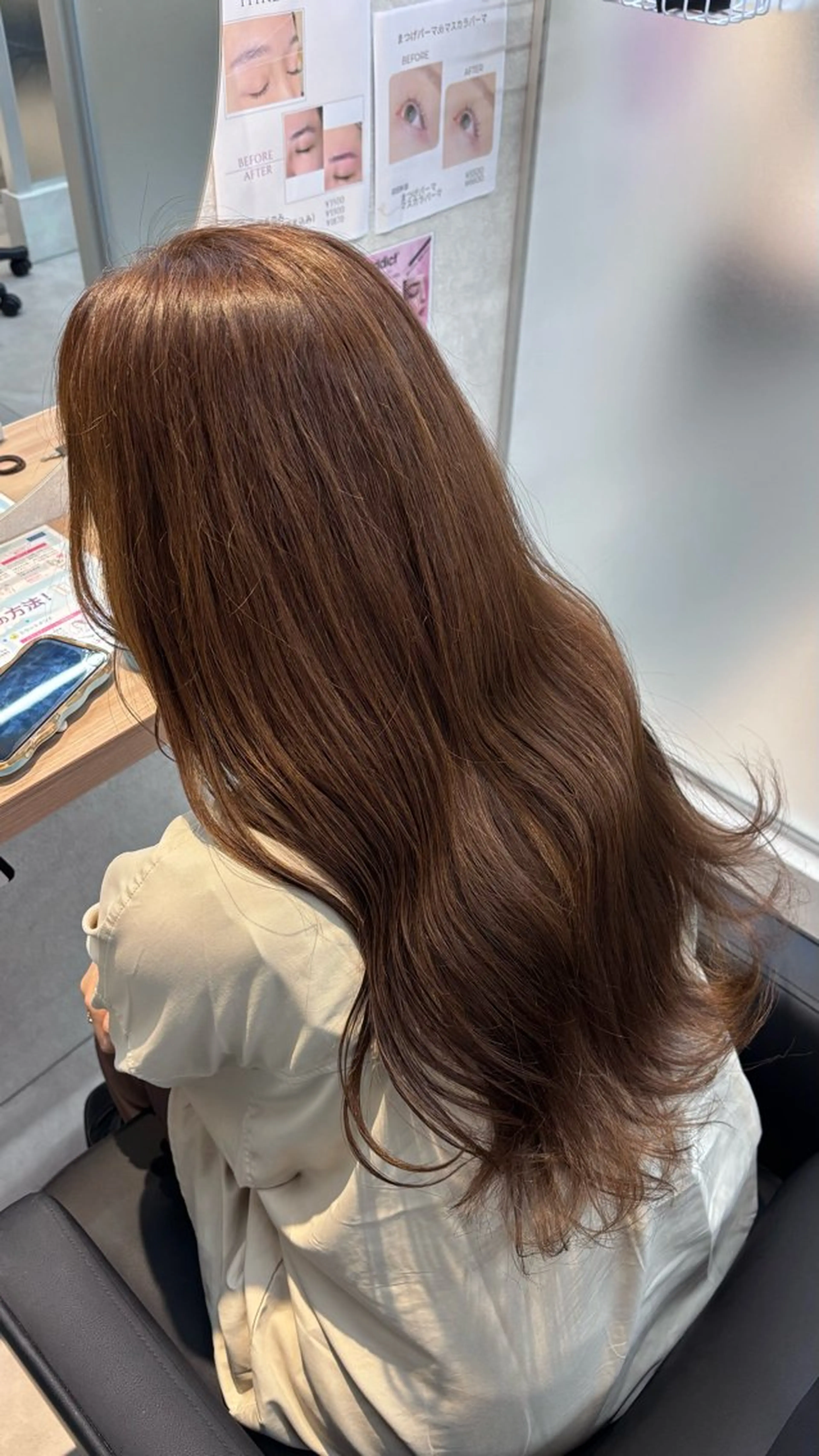カラー ヘアカラー 米倉 陽菜のヘアスタイル