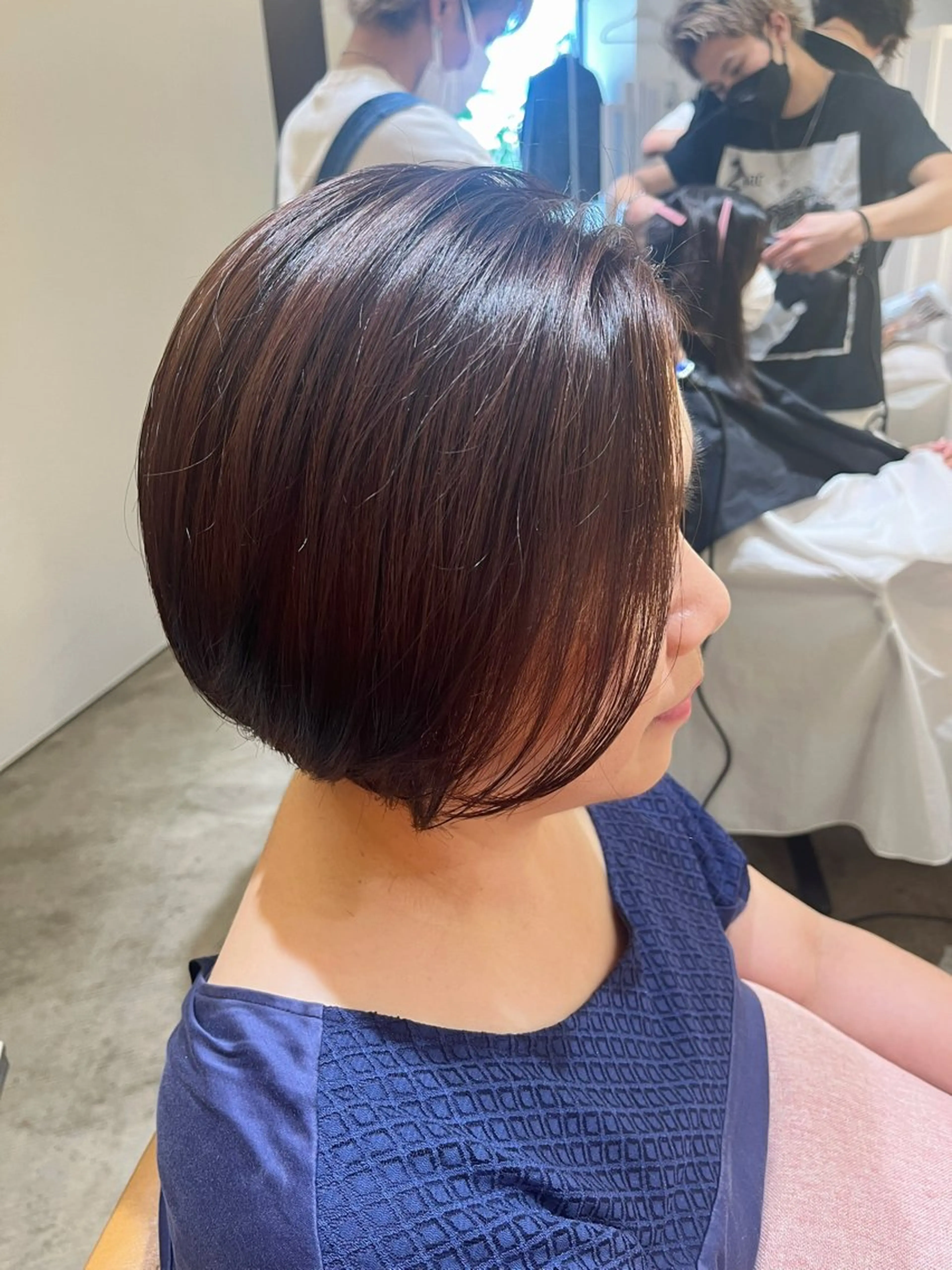 ショート ショートボブ ボブ ショートヘア カット ヘアカラー トリートメント 中野渡 真利那のその他イメージ
