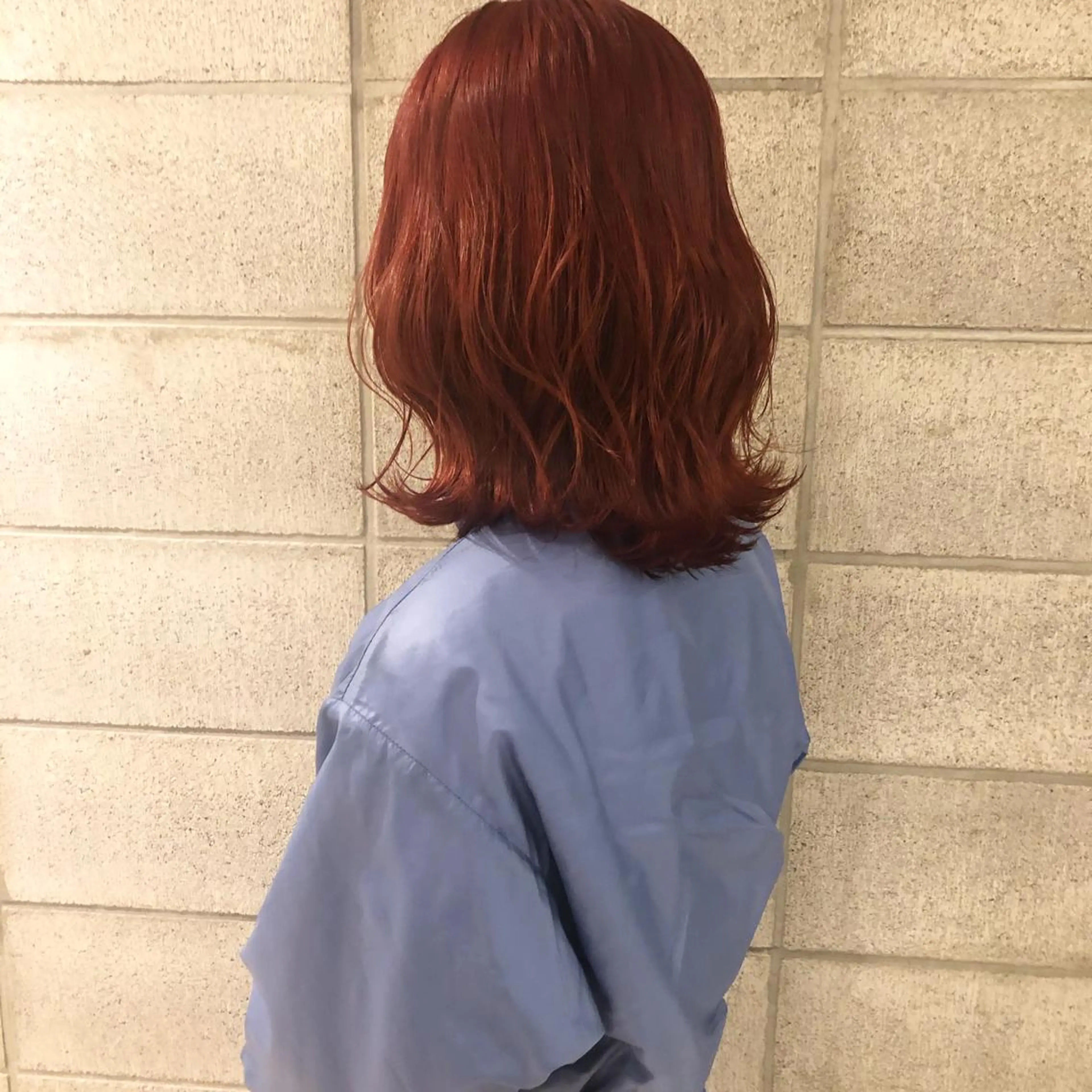 ミディアム カラー ブリーチ カット ヘアカラー トリートメント ボブ/ミニボブ/ 立河今日子のヘアスタイル