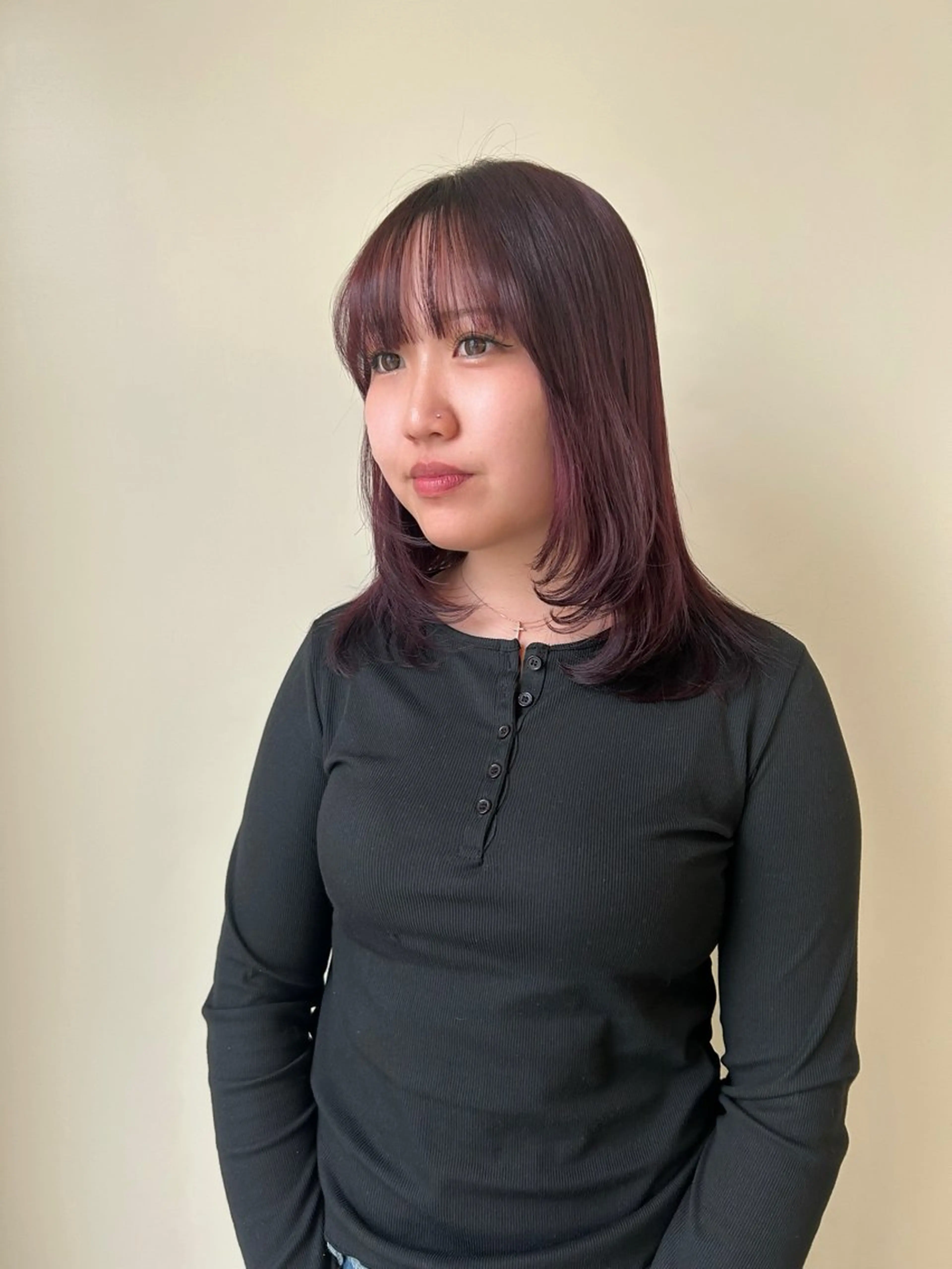 ミディアム カラー 矢場町/酸性ストレー ト/髪質改善/リオのヘアスタイル